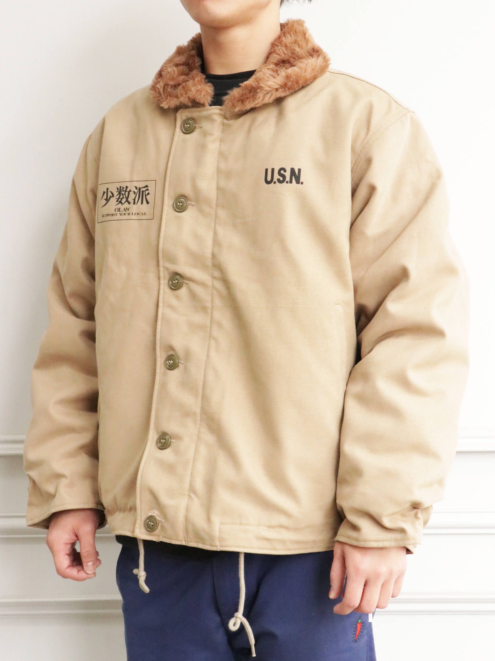 O.L.A.W - N-1 デッキジャケット(少数派)(ベージュ) / N-1 DECK JACKET