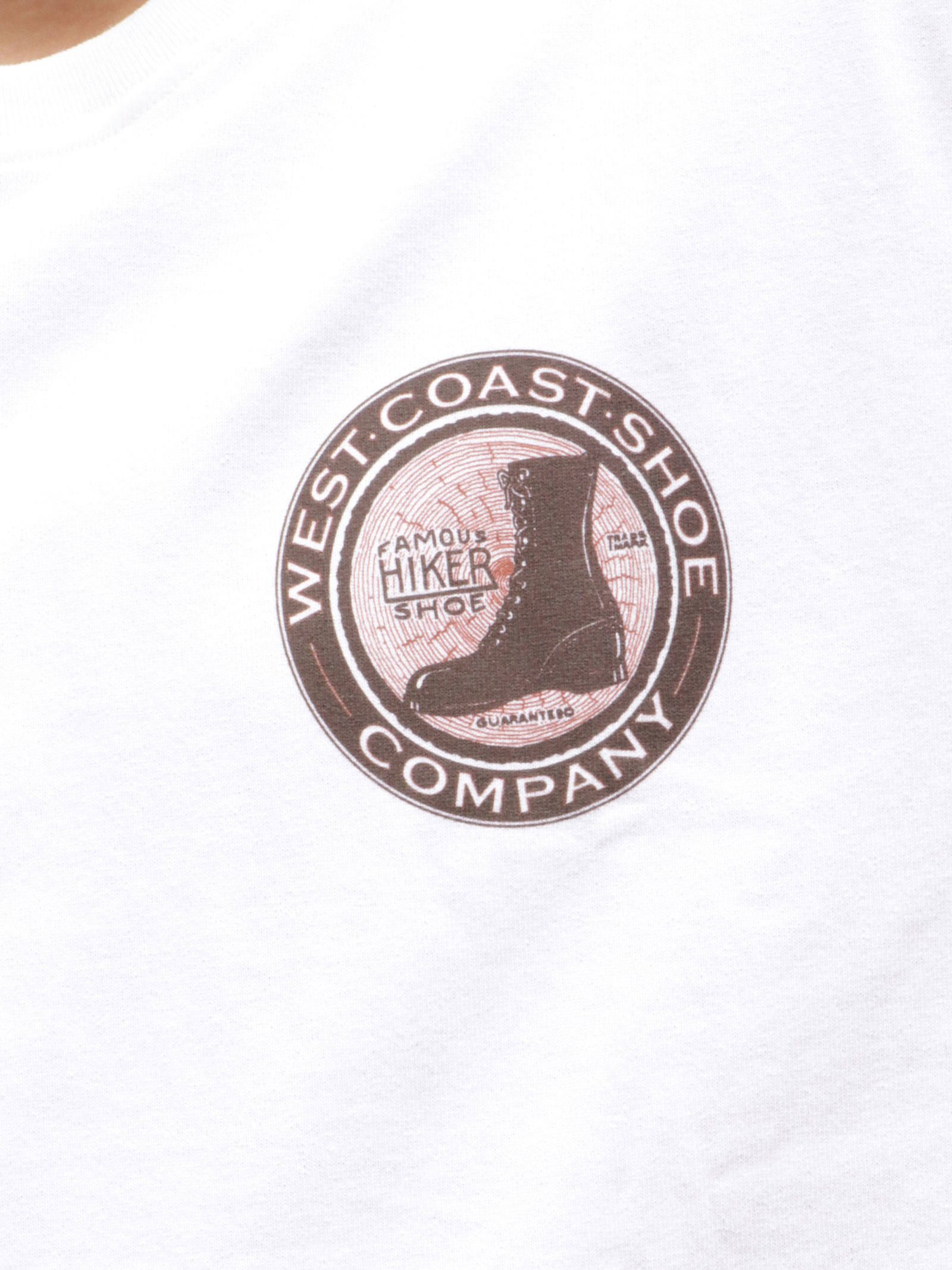 FAMOUS HIKER SHOE S/S T-SHIRTS( WHITE)