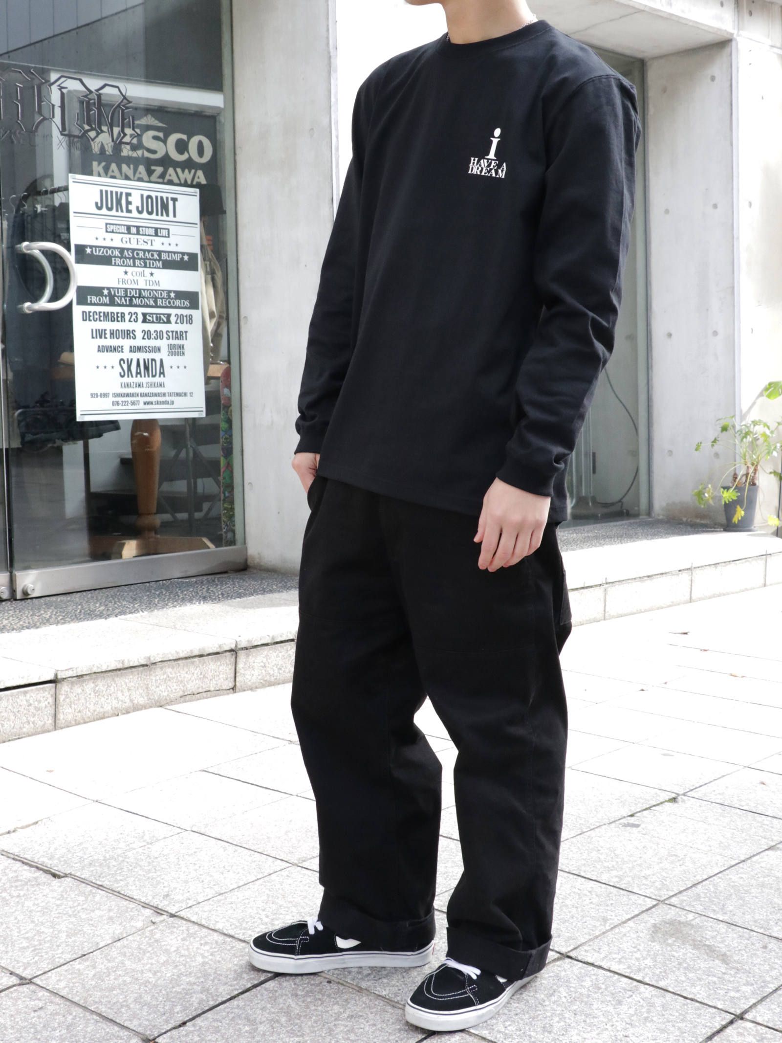 ロングスリーブTシャツ(O.L.A.W) (ブラック) / LONG SLEEVE T-SHIRTS (BLACK)