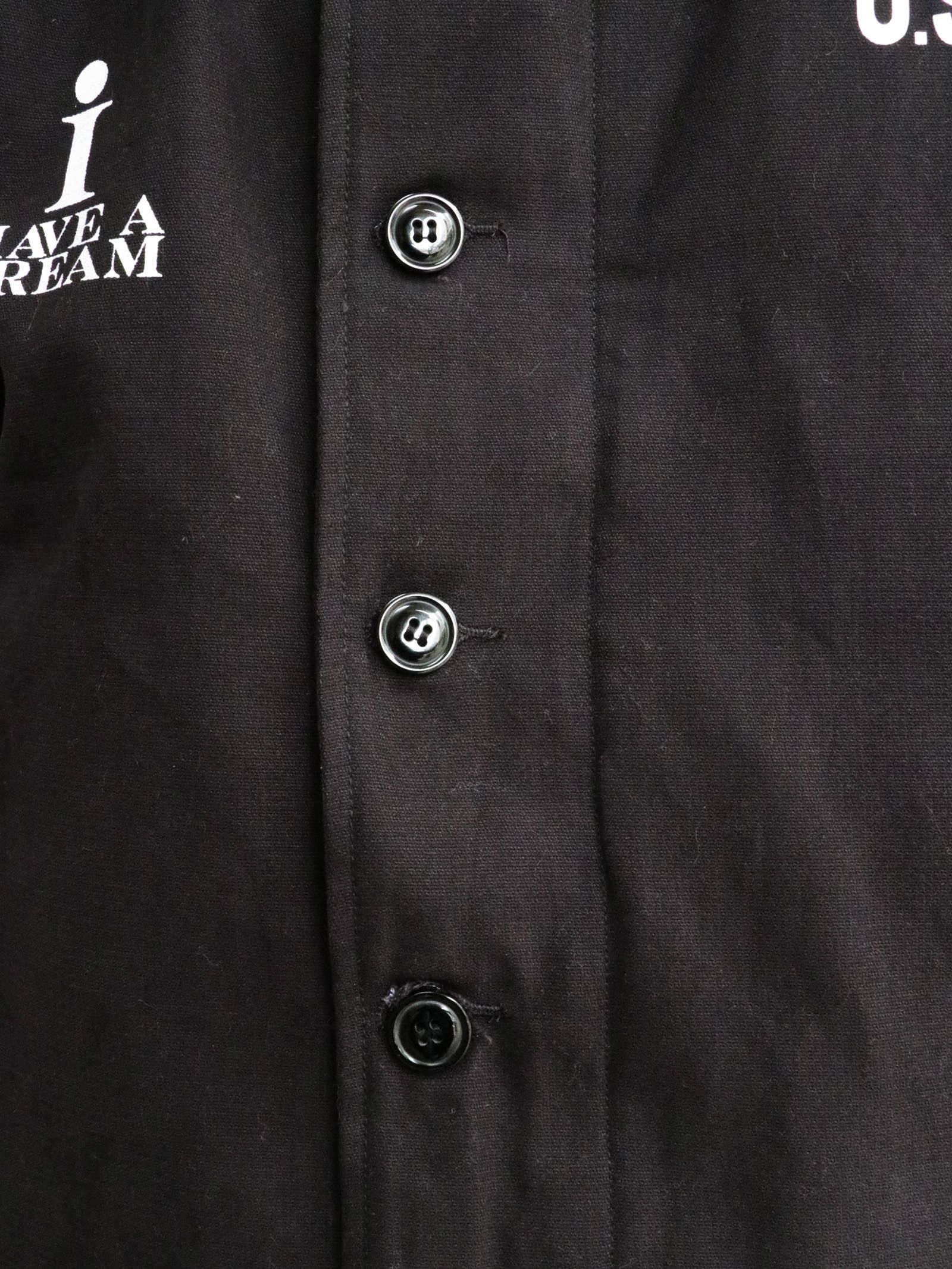 N-1 デッキジャケット(ブラック) / N-1 DECK JACKET (BLACK) モデル【身長170cm、体重56kg 着用L(40inch)サイズ】
