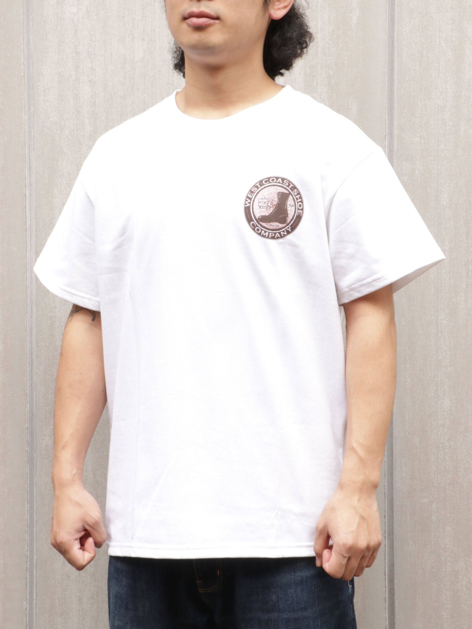 FAMOUS HIKER SHOE S/S T-SHIRTS( WHITE)