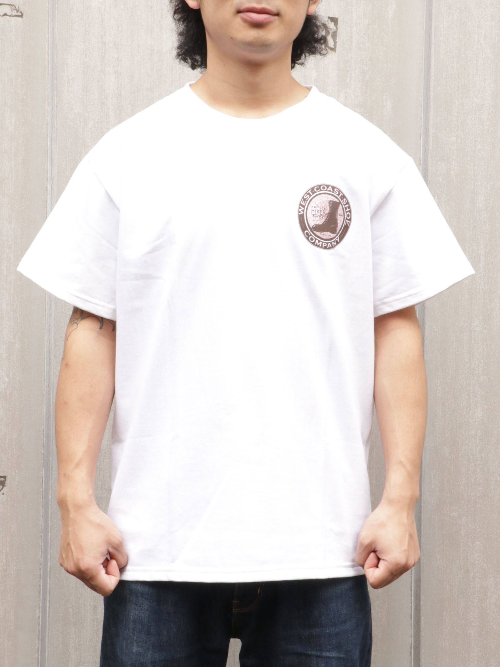 FAMOUS HIKER SHOE S/S T-SHIRTS( WHITE)