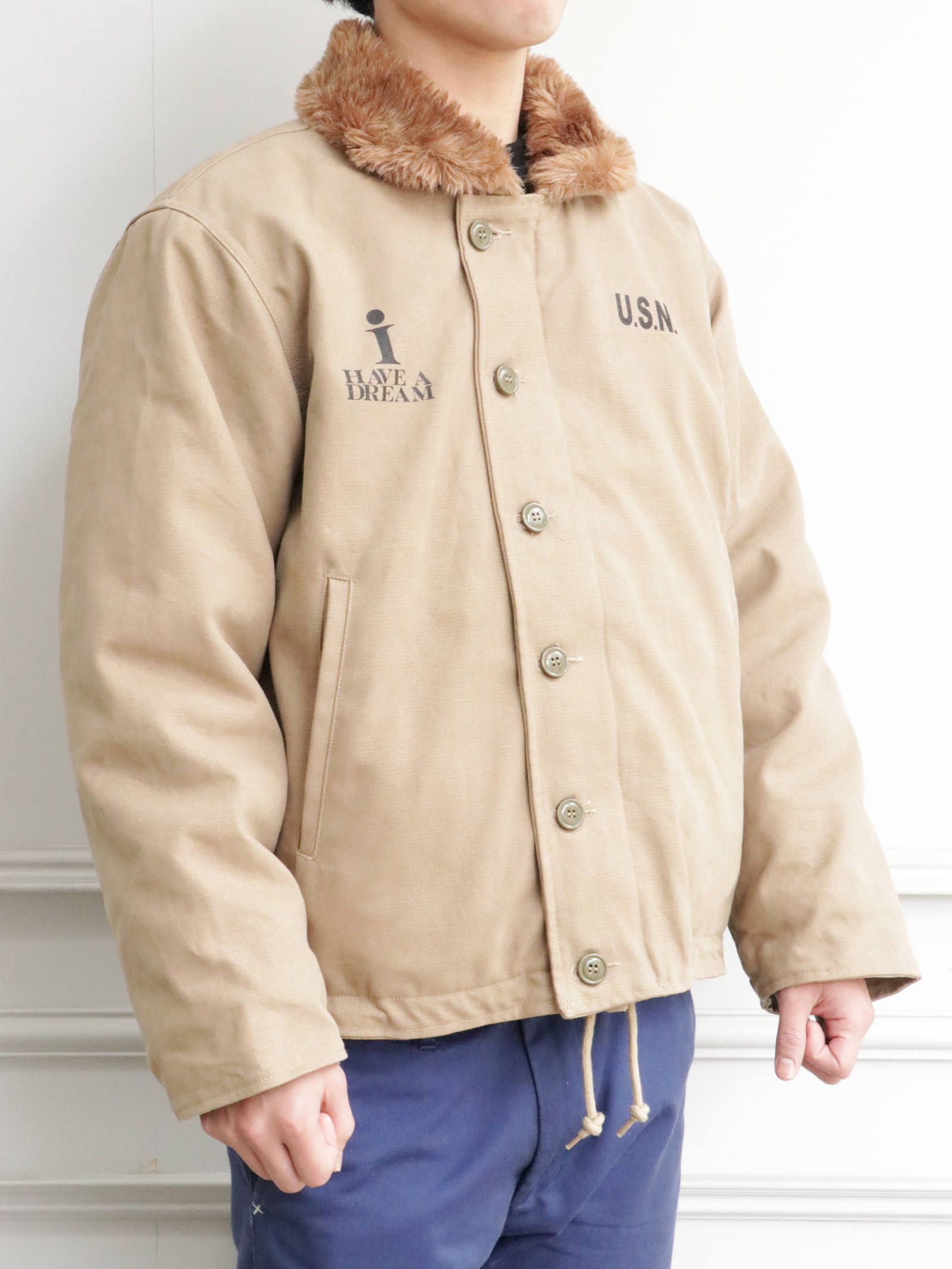 O.L.A.W - N-1 デッキジャケット(ベージュ) / N-1 DECK JACKET (BEIGE