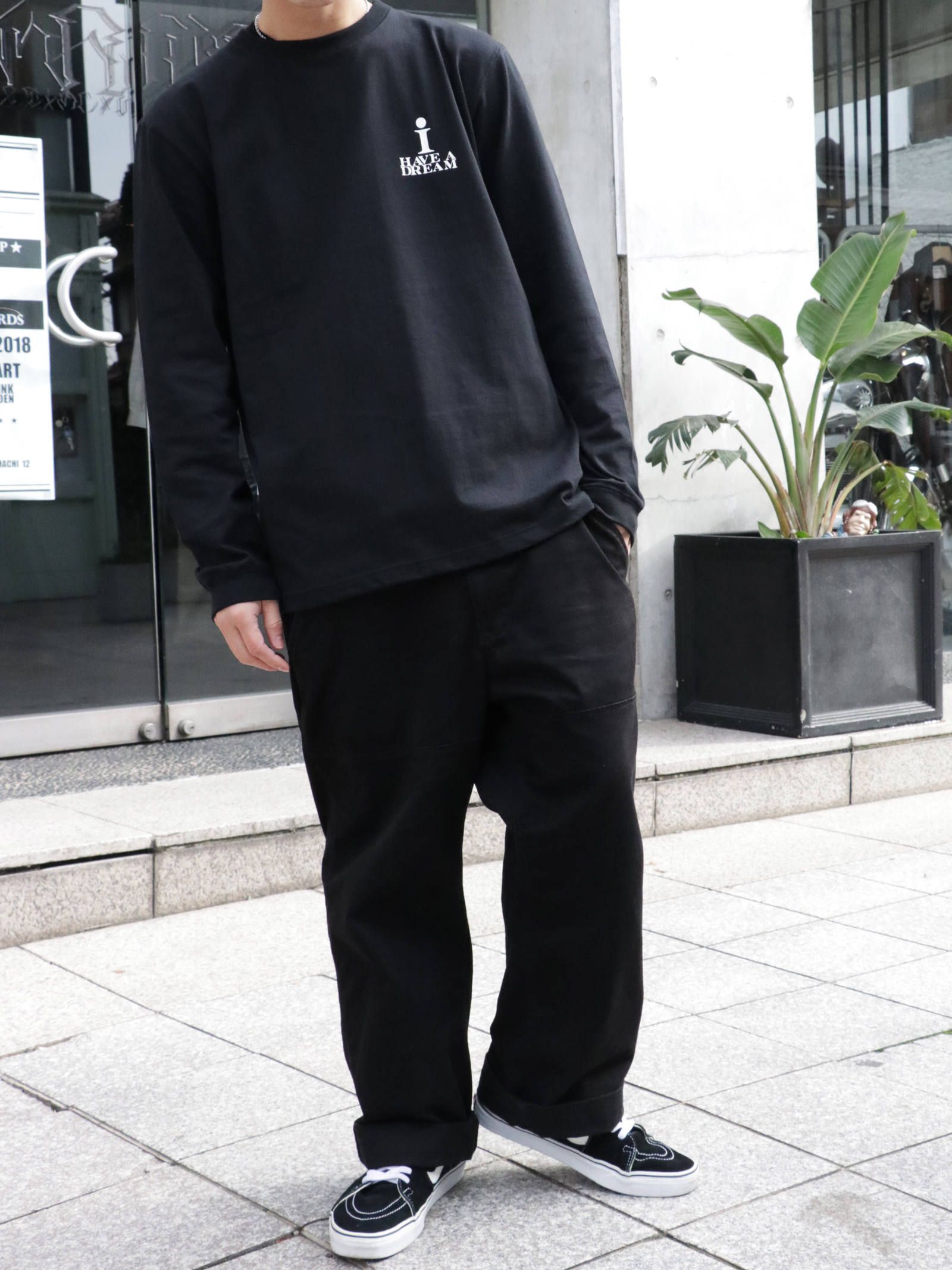 ロングスリーブTシャツ(O.L.A.W) (ブラック) / LONG SLEEVE T-SHIRTS (BLACK)