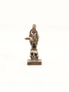 ヴァルチャー & スカル & ブック ペンダント (ブラス) / VULTURE & SKULL & BOOK PENDANT (BRASS)