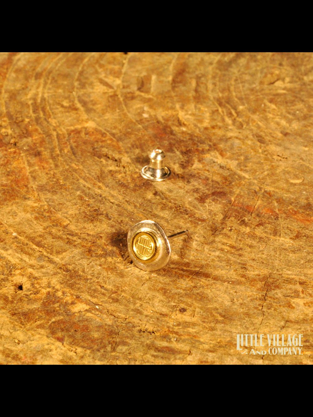 イアリング "ロゴ x メタル" (18Kゴールド x 925シルバー) / EARRING "LOGO x METAL" (GOLD18K x SILVE925)