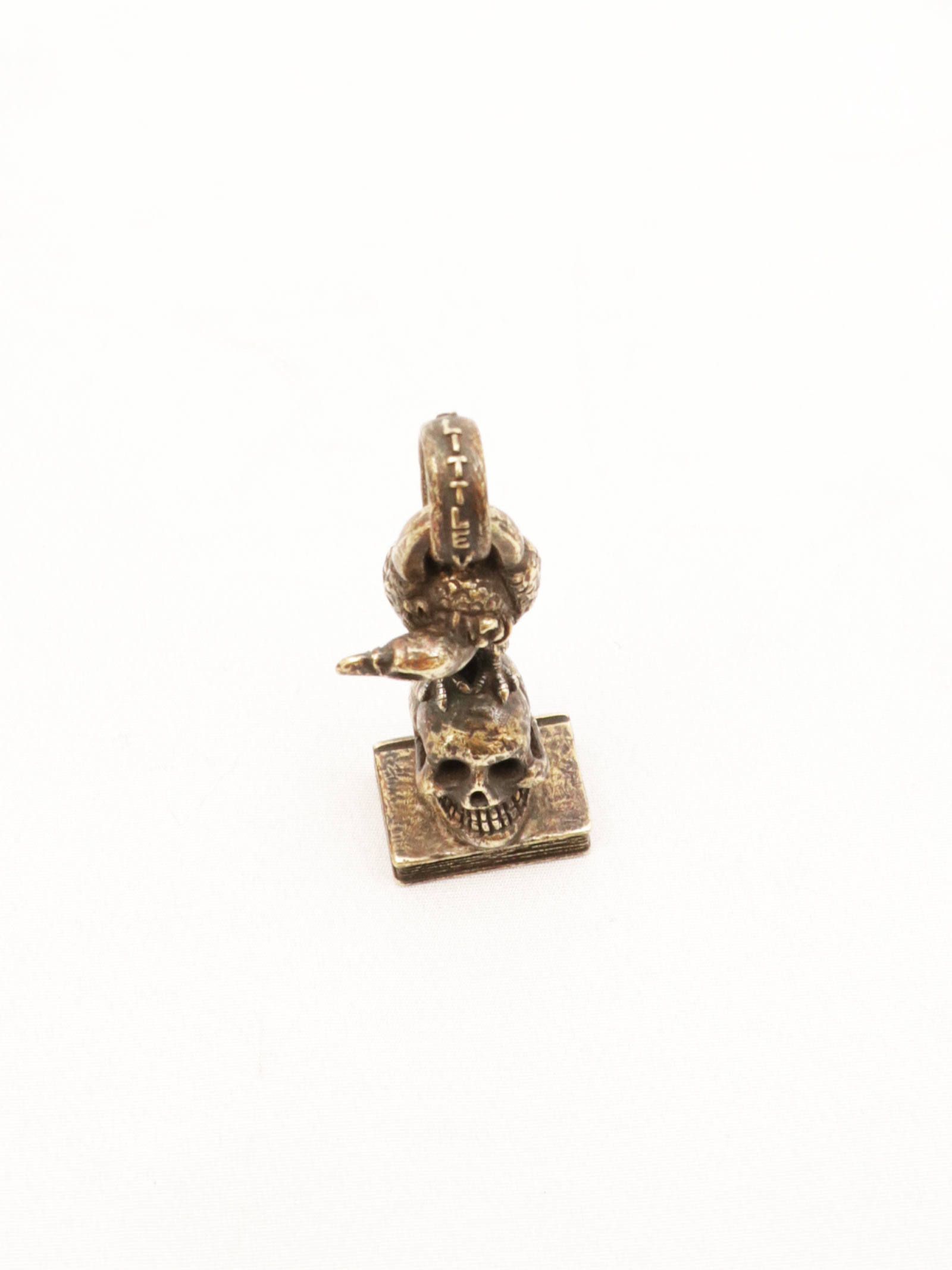 ヴァルチャー & スカル & ブック ペンダント (ブラス) / VULTURE & SKULL & BOOK PENDANT (BRASS)