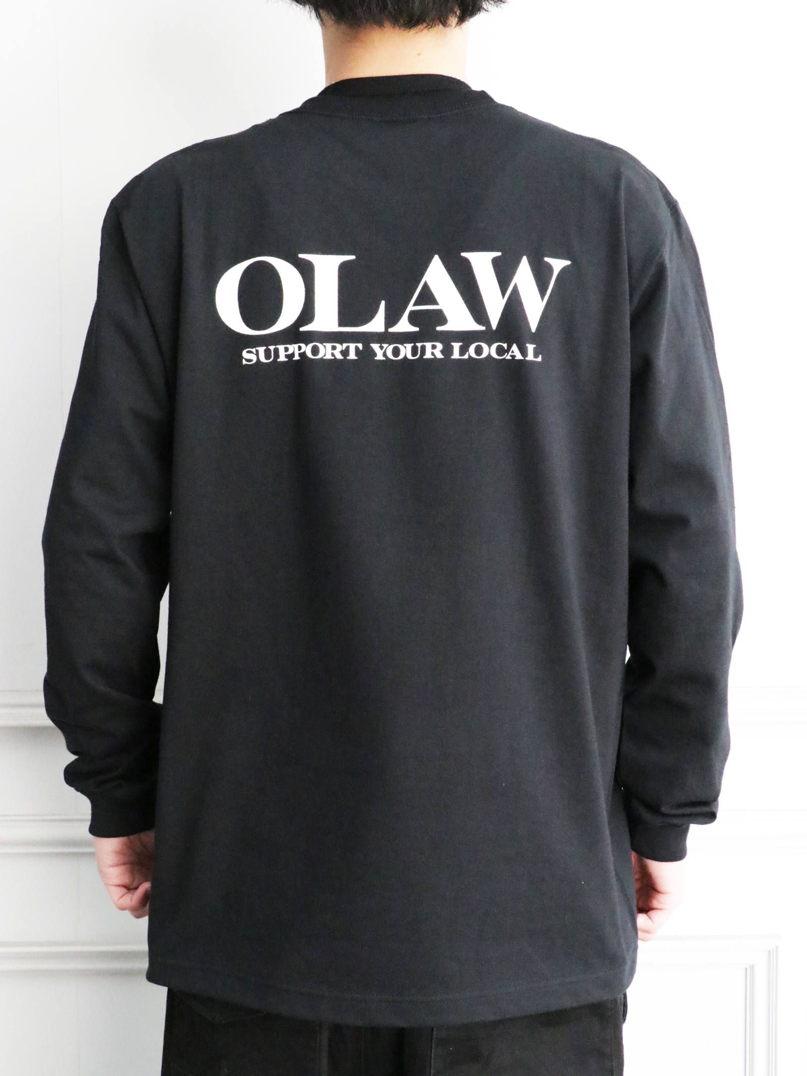 ロングスリーブTシャツ(O.L.A.W) (ブラック) / LONG SLEEVE T-SHIRTS (BLACK)