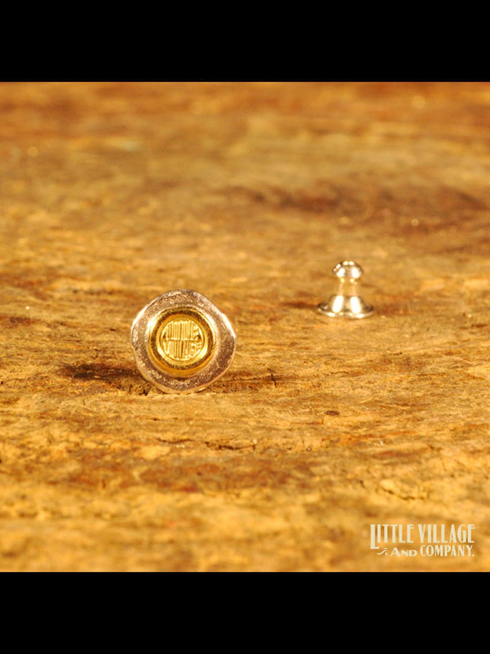 イアリング "ロゴ x メタル" (18Kゴールド x 925シルバー) / EARRING "LOGO x METAL" (GOLD18K x SILVE925)