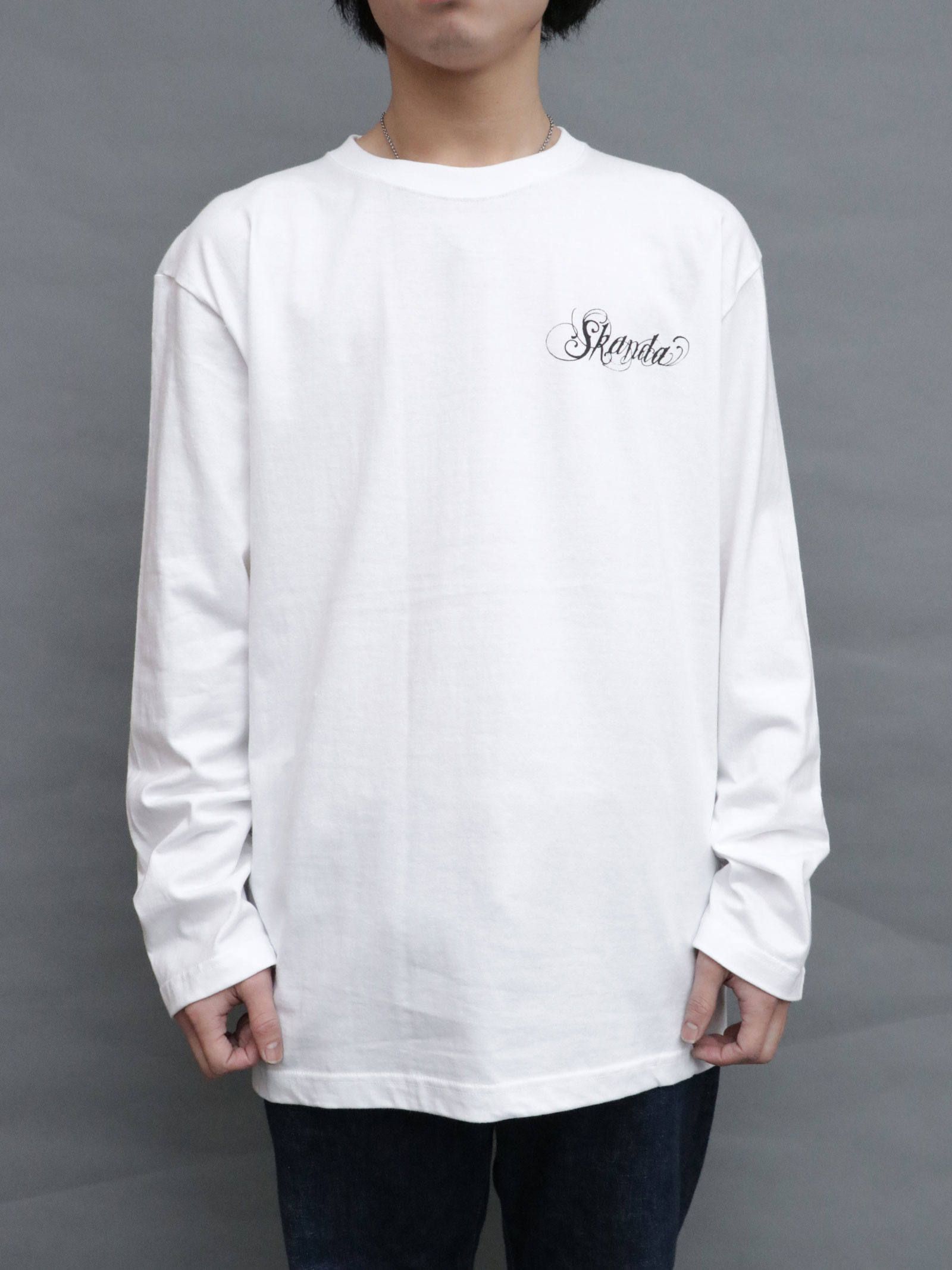 バンダナロングスリーブTシャツ (ホワイト) / BANDANA  L/S TEE (WHITE)