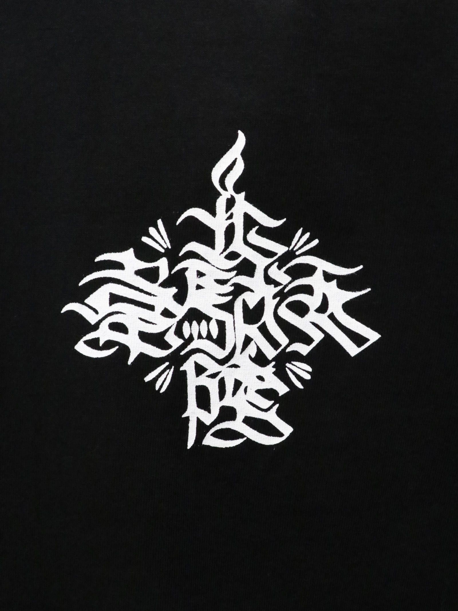 北陸韋駄天オリジナルロングスリーブTシャツ (ブラック) / 北陸韋駄天ORIGNAL L/S TEE (BLACK) モデル 身長170cm、体重56kg 着用 L