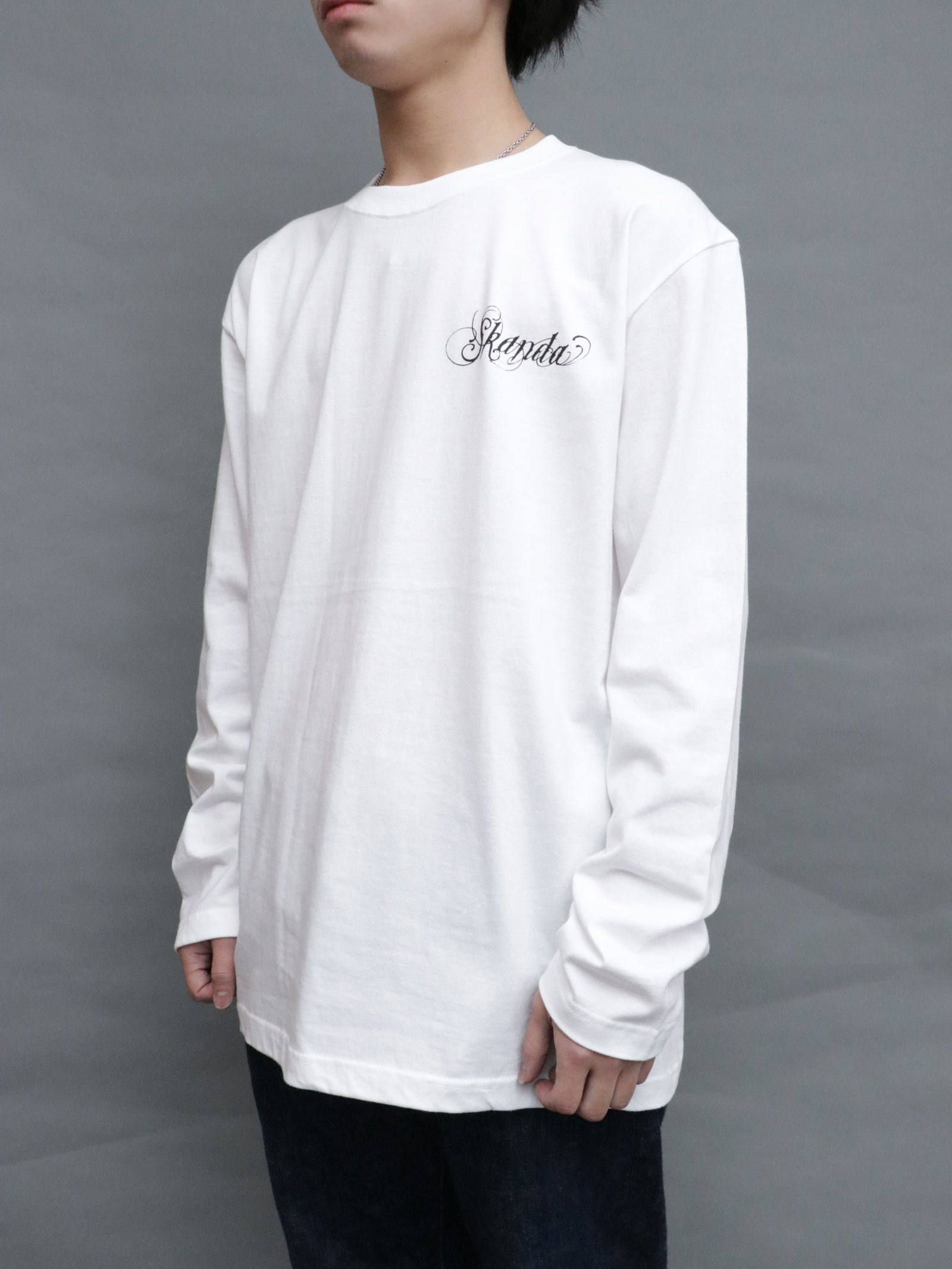 バンダナロングスリーブTシャツ (ホワイト) / BANDANA  L/S TEE (WHITE)