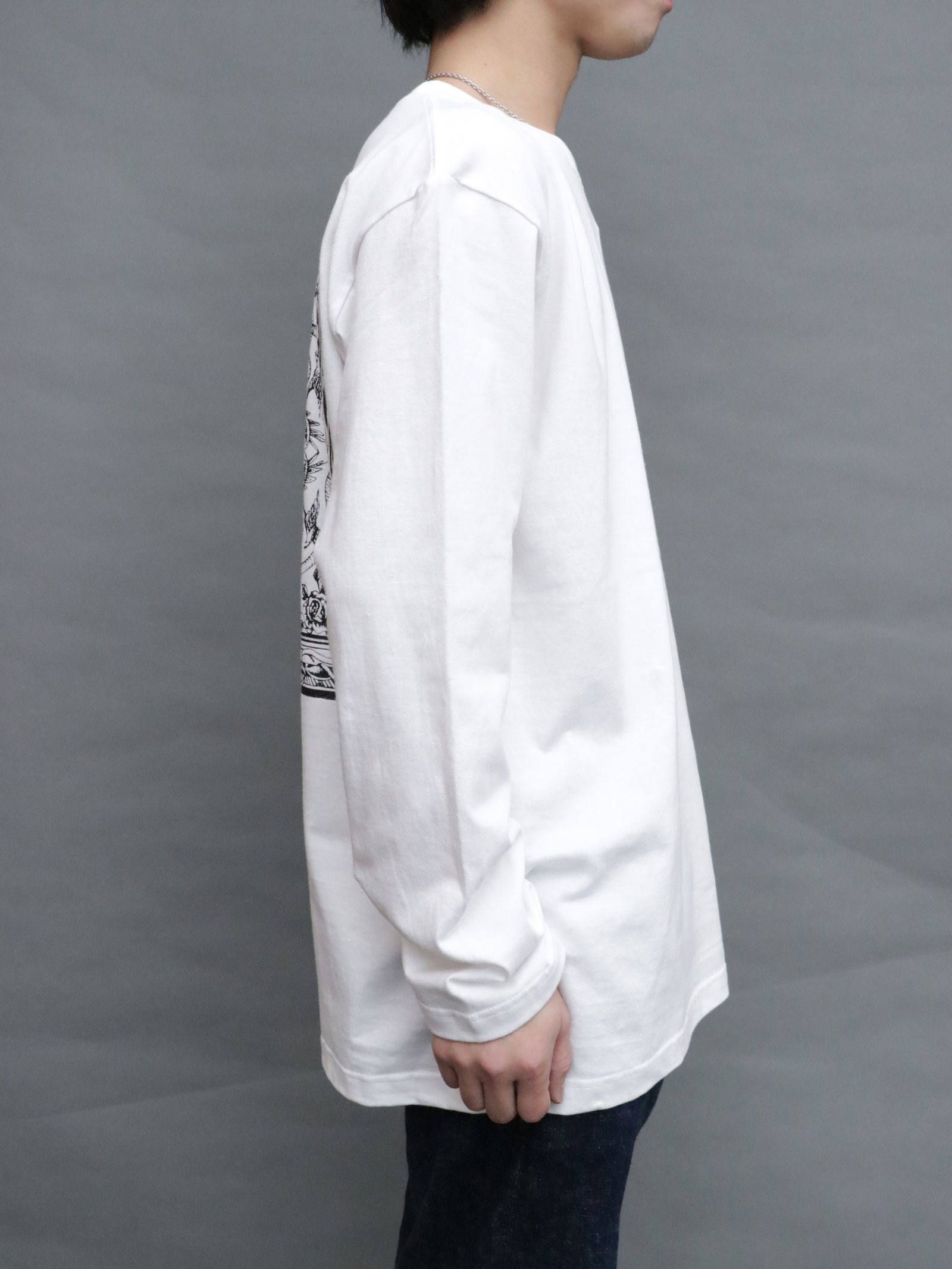 バンダナロングスリーブTシャツ (ホワイト) / BANDANA  L/S TEE (WHITE)