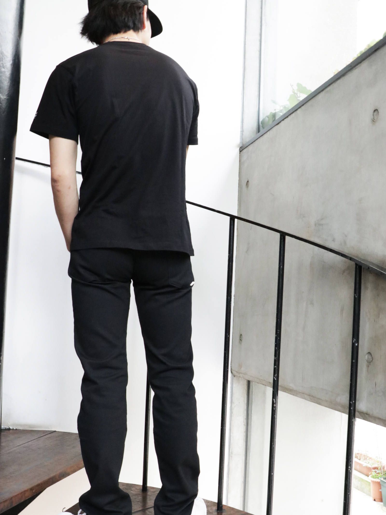 PLAIN POCKET 2 T-SHIRTS PACK (BLACK)