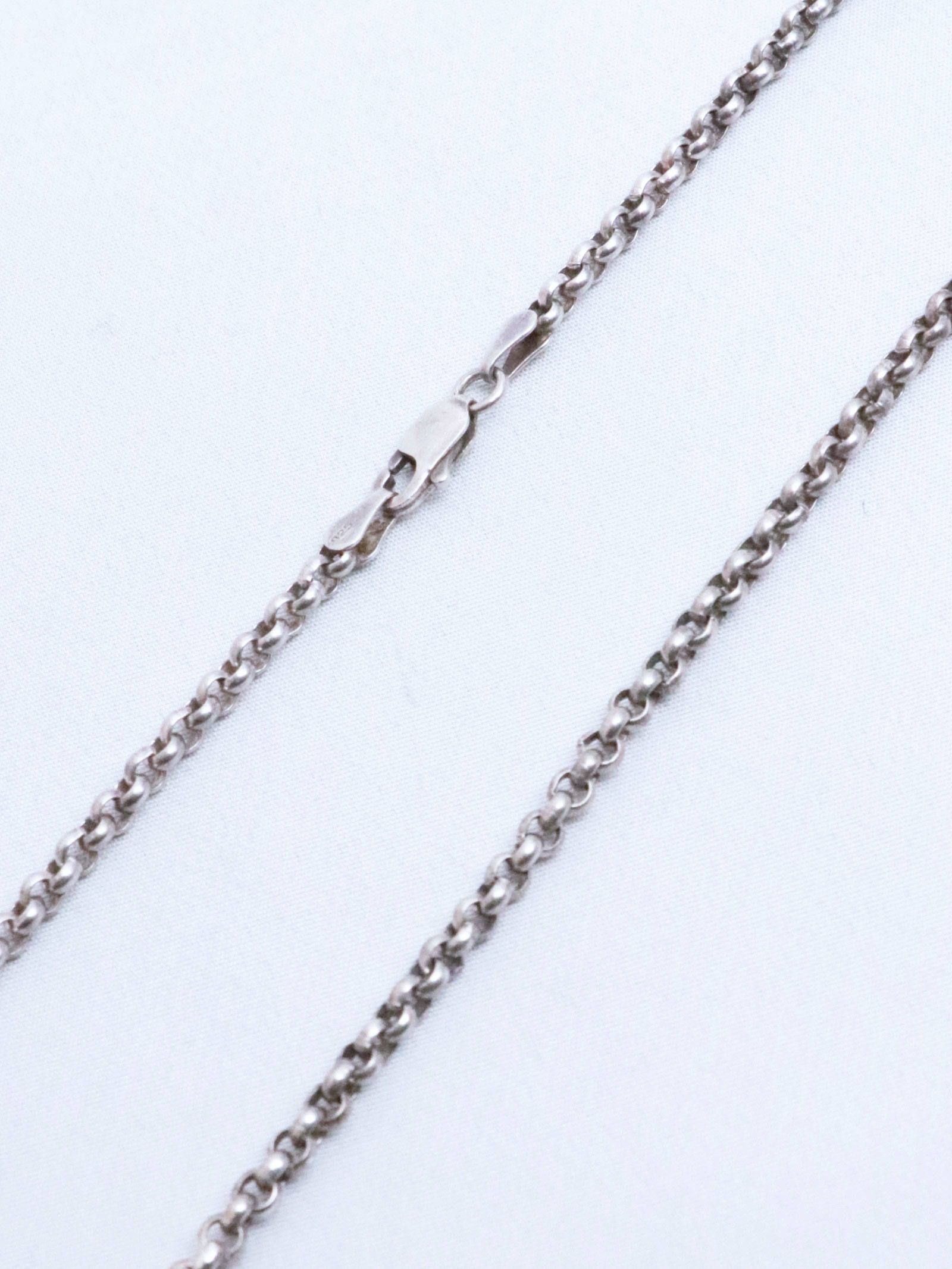 【即日発送可能】ROLL NECKLACE CHAIN (50cm) (SILVER925)