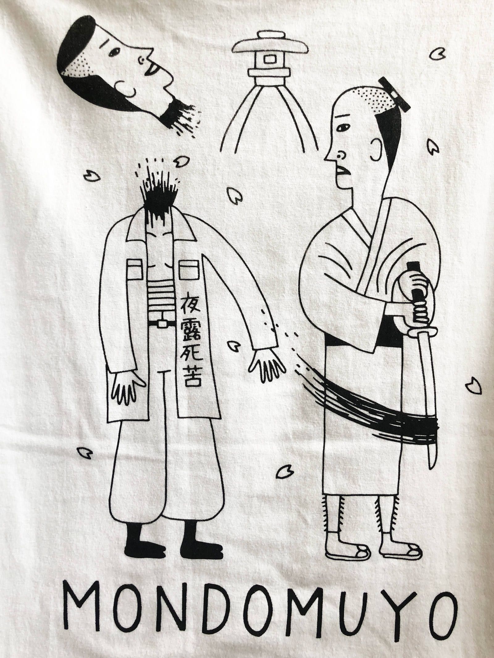 SKANDA ×HONEYCREWZ ロングスリーブTシャツ (ホワイト) / SKANDA ×HONEYCREWZ  L/S TEE (WHITE) モデル 身長170cm、体重56kg 着用 M
