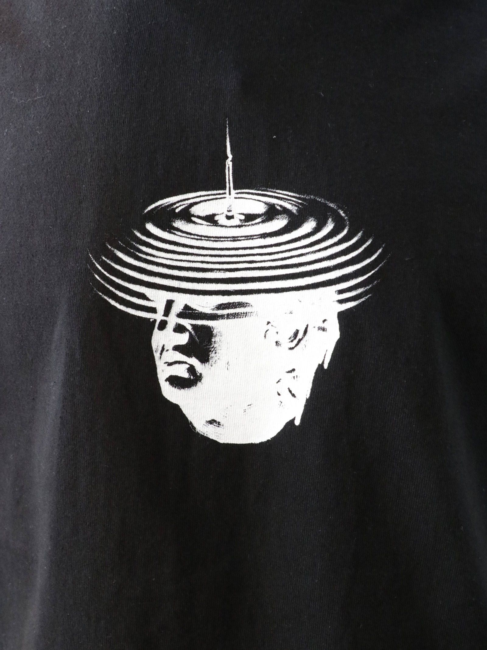 リップルロングスリーブTEE (ブラック) / RIPPLE L/S-TEE (BLACK) モデル 身長170cm、体重56kg 着用 M