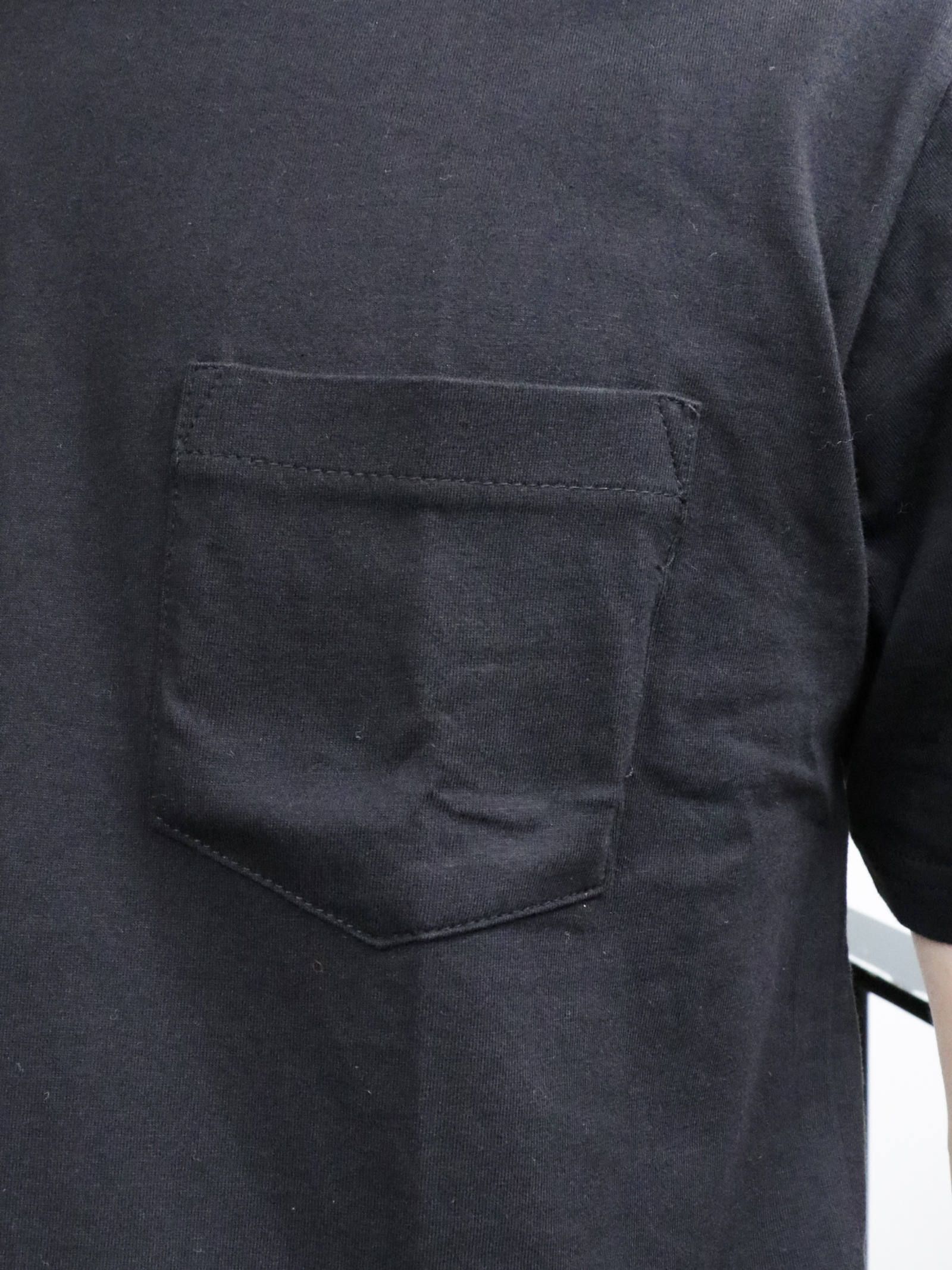 PLAIN POCKET 2 T-SHIRTS PACK (BLACK)