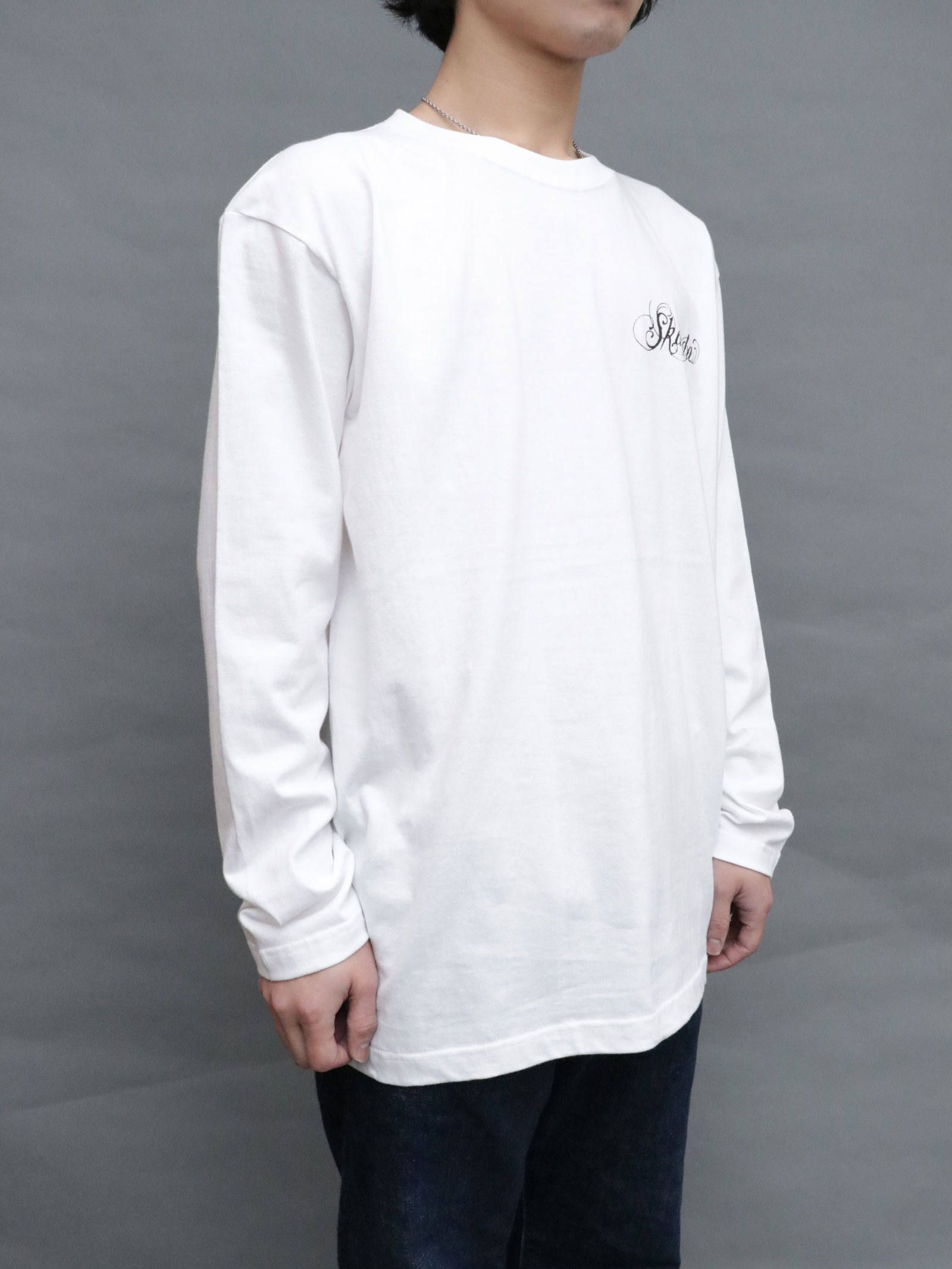 バンダナロングスリーブTシャツ (ホワイト) / BANDANA  L/S TEE (WHITE)