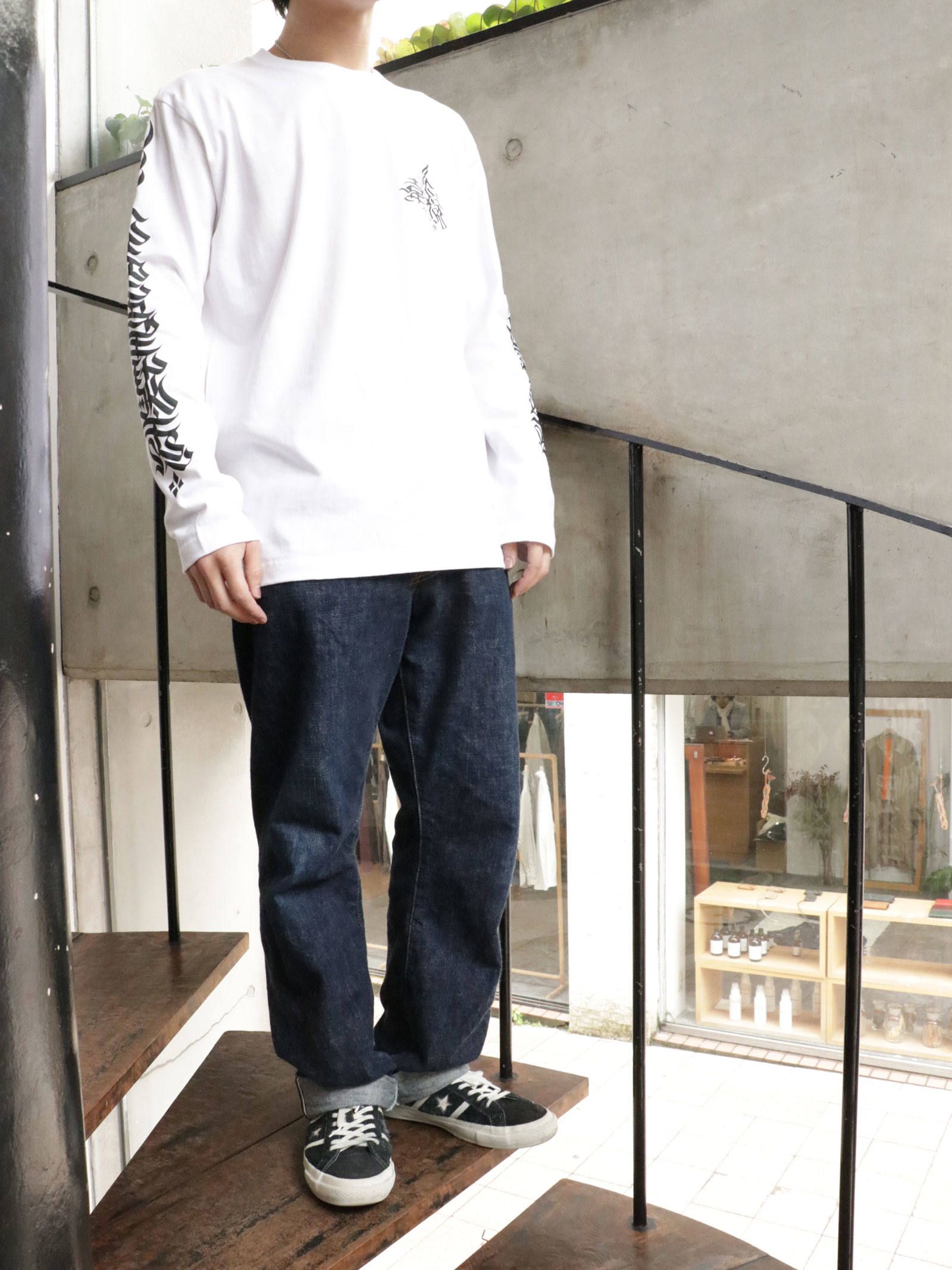北陸韋駄天オリジナルロングスリーブTシャツ (ホワイト) / 北陸韋駄天ORIGNAL L/S TEE (WHITE)