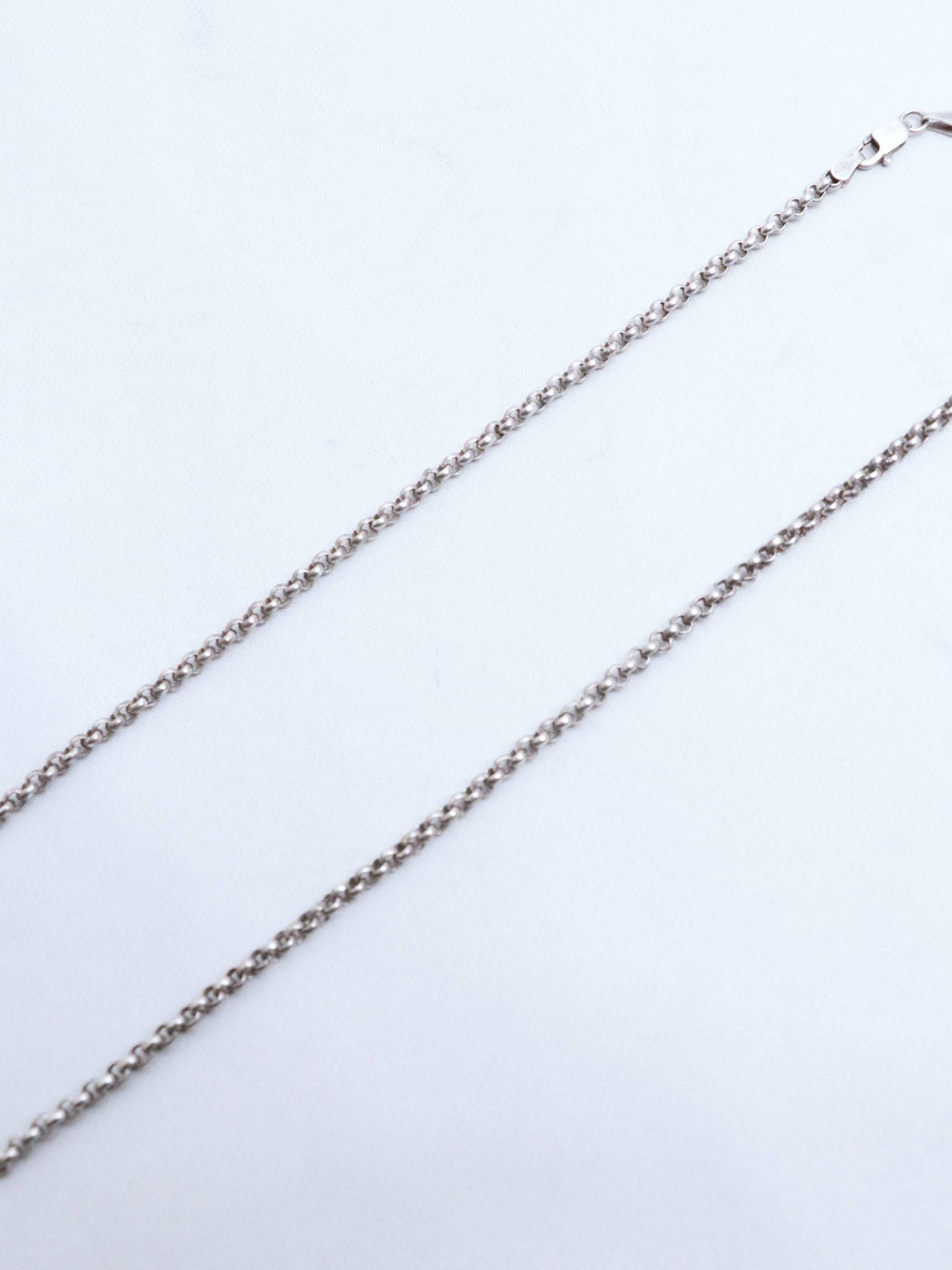 【即日発送可能】ROLL NECKLACE CHAIN (50cm) (SILVER925)