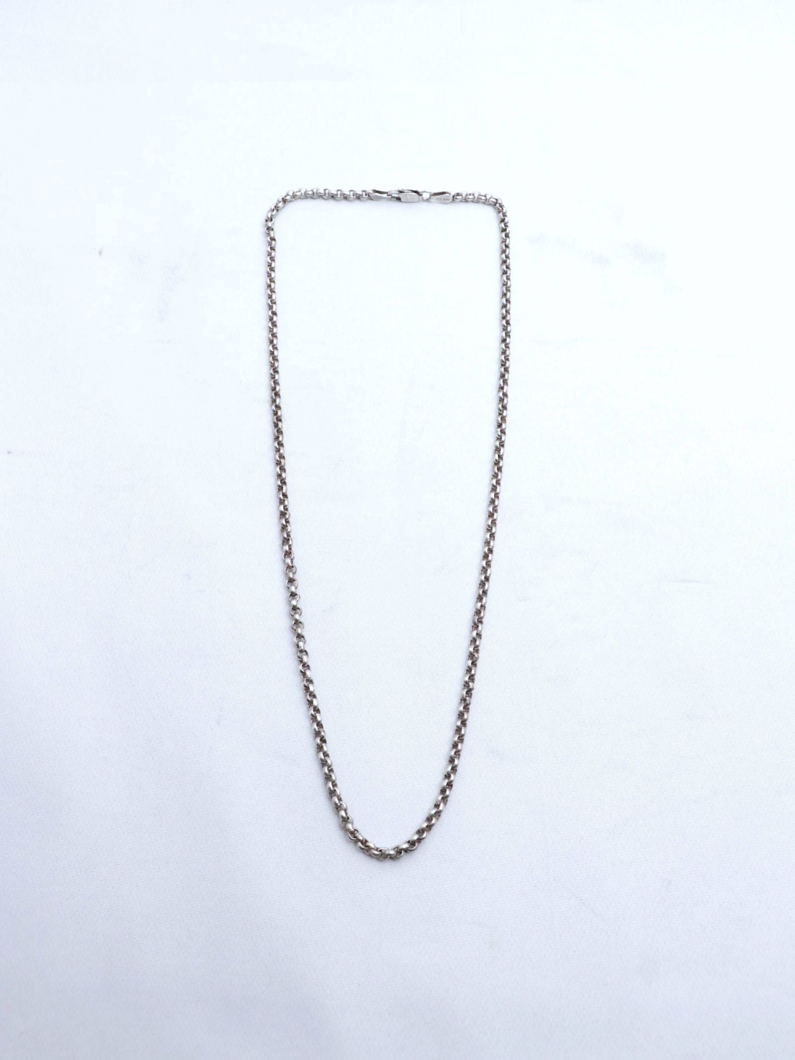 【即日発送可能】ROLL NECKLACE CHAIN (50cm) (SILVER925)
