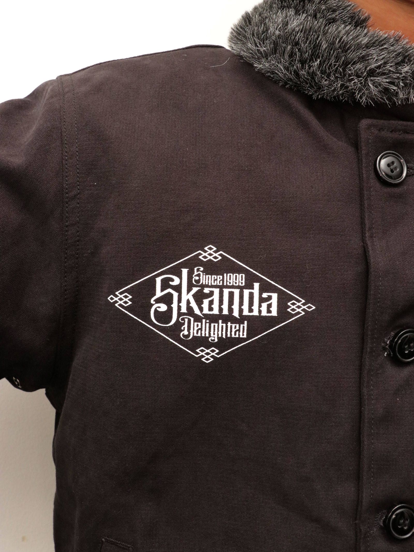 N-1 DECK JACKET2019 "ONEPERCENT LOCAL ART WORK" (BLACK)