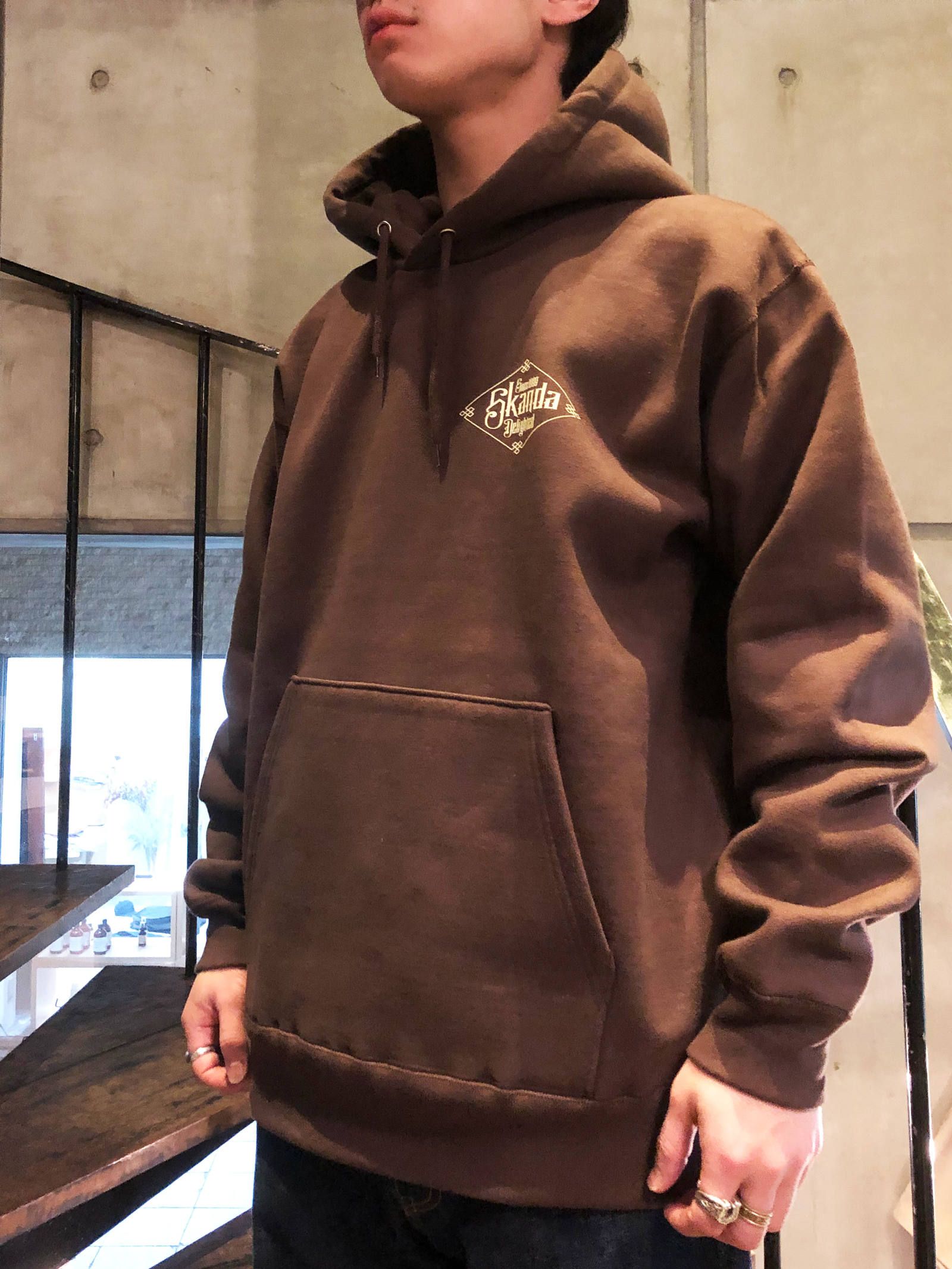 オリジナルヘビーオンスプルオーバー (ブラウン) / ORIGNAL HEAVY OZ PULLOVER (BROWN)