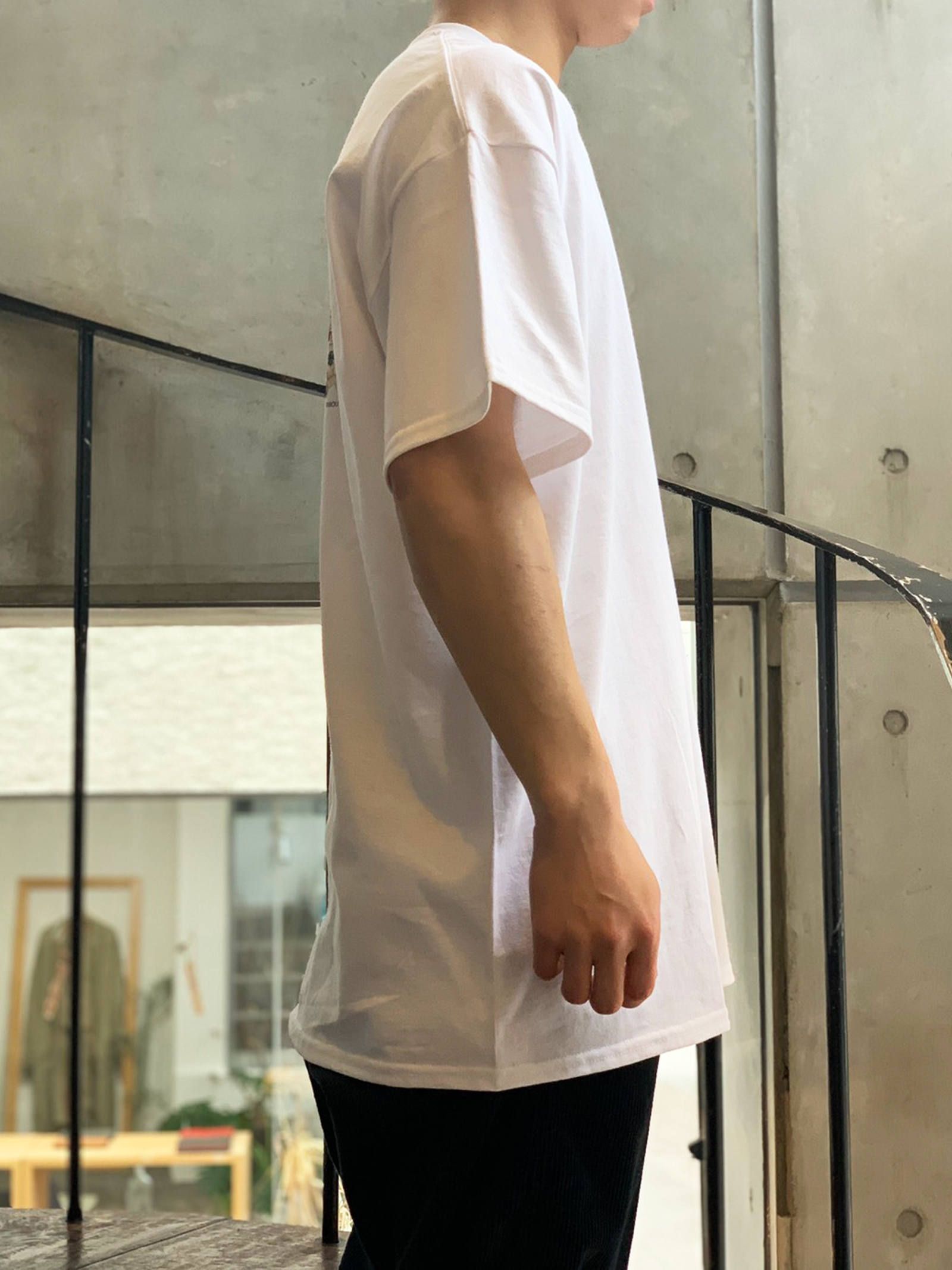 コラージュポケットTシャツ (ホワイト) / Collage Pocket Tee (WHITE)
