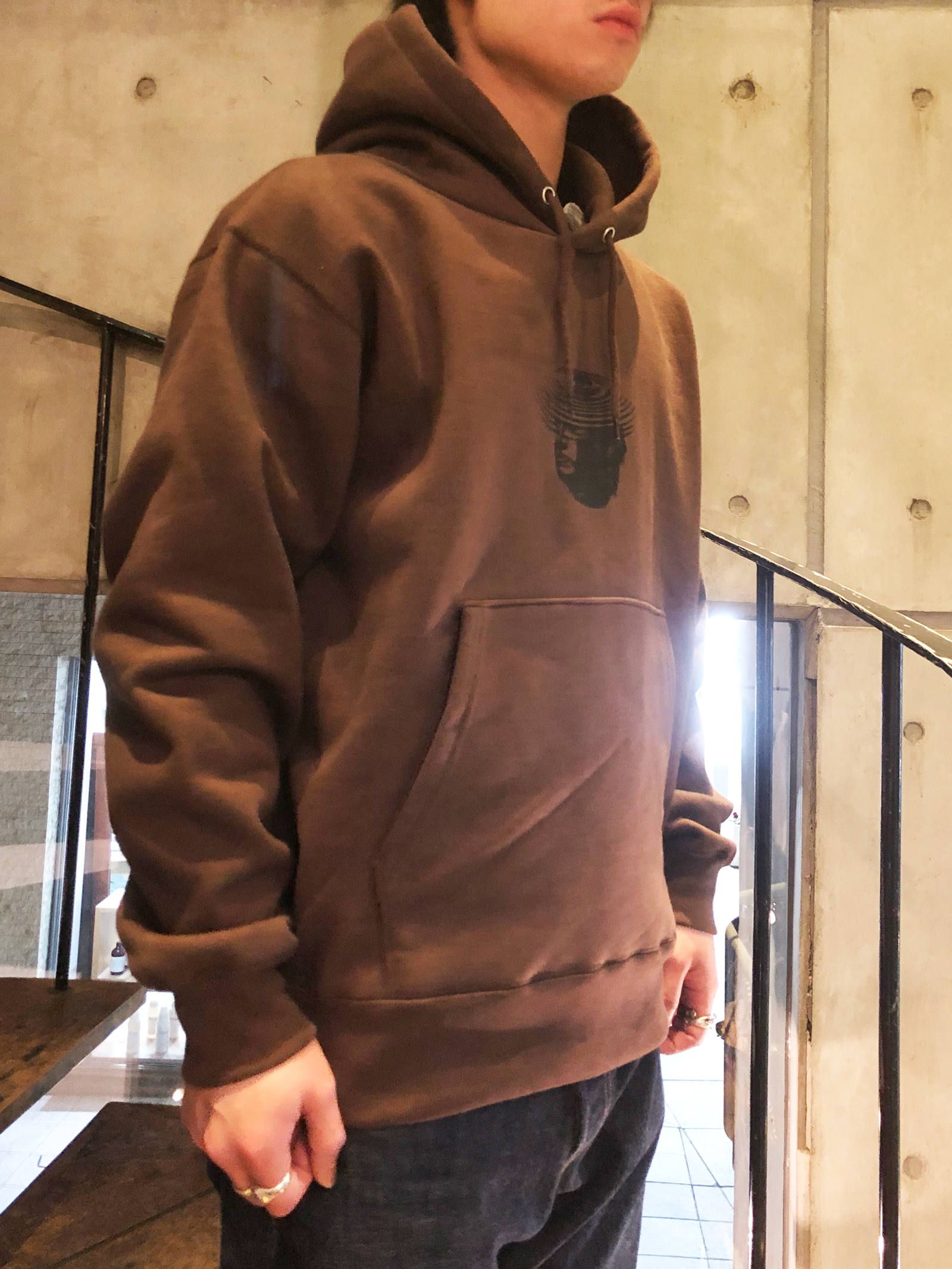 オリジナルヘビーオンスプルオーバー (ブラウン) / ORIGNAL HEAVY OZ PULLOVER (BROWN)