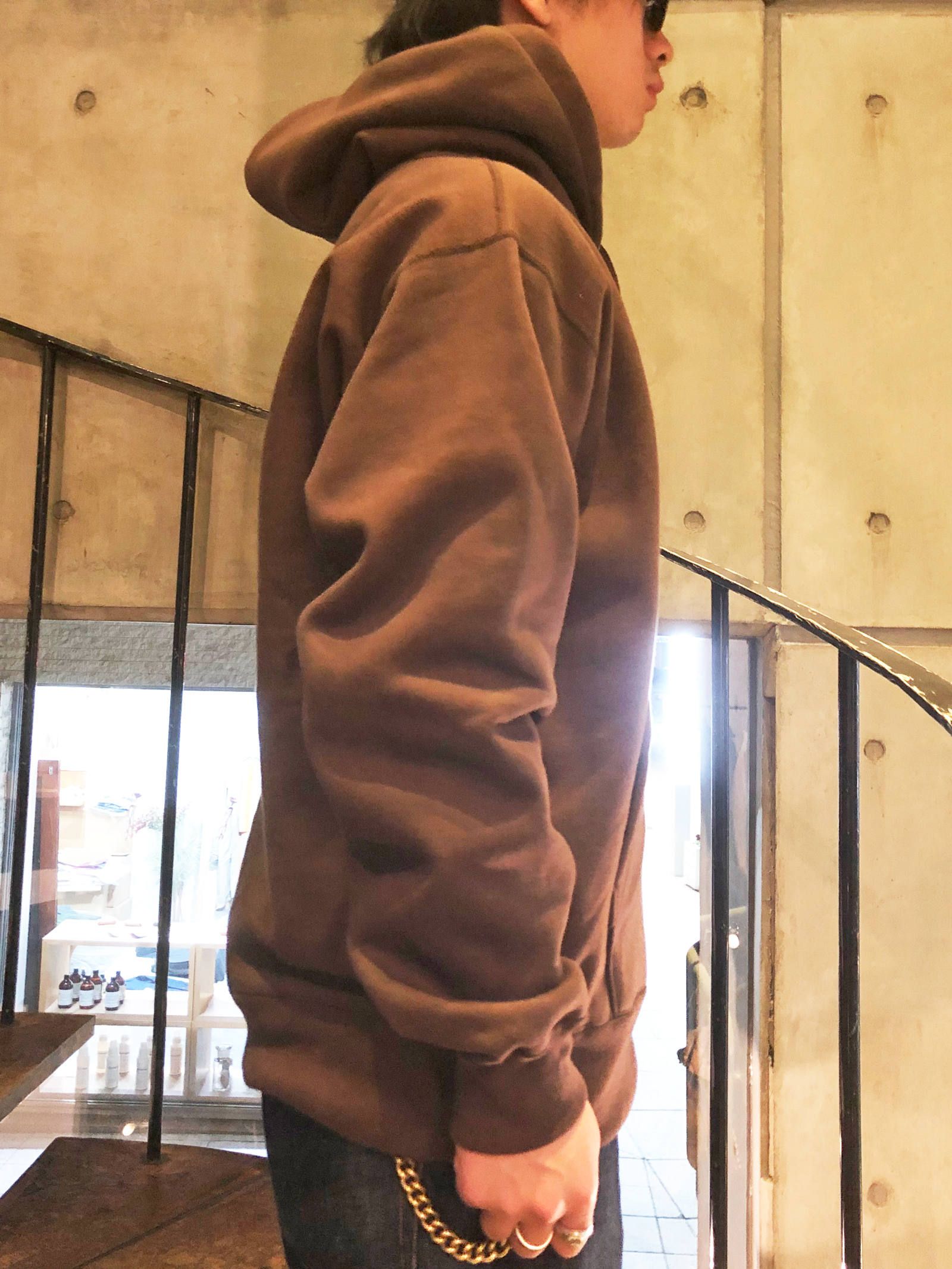 オリジナルヘビーオンスプルオーバー (ブラウン) / ORIGNAL HEAVY OZ PULLOVER (BROWN)