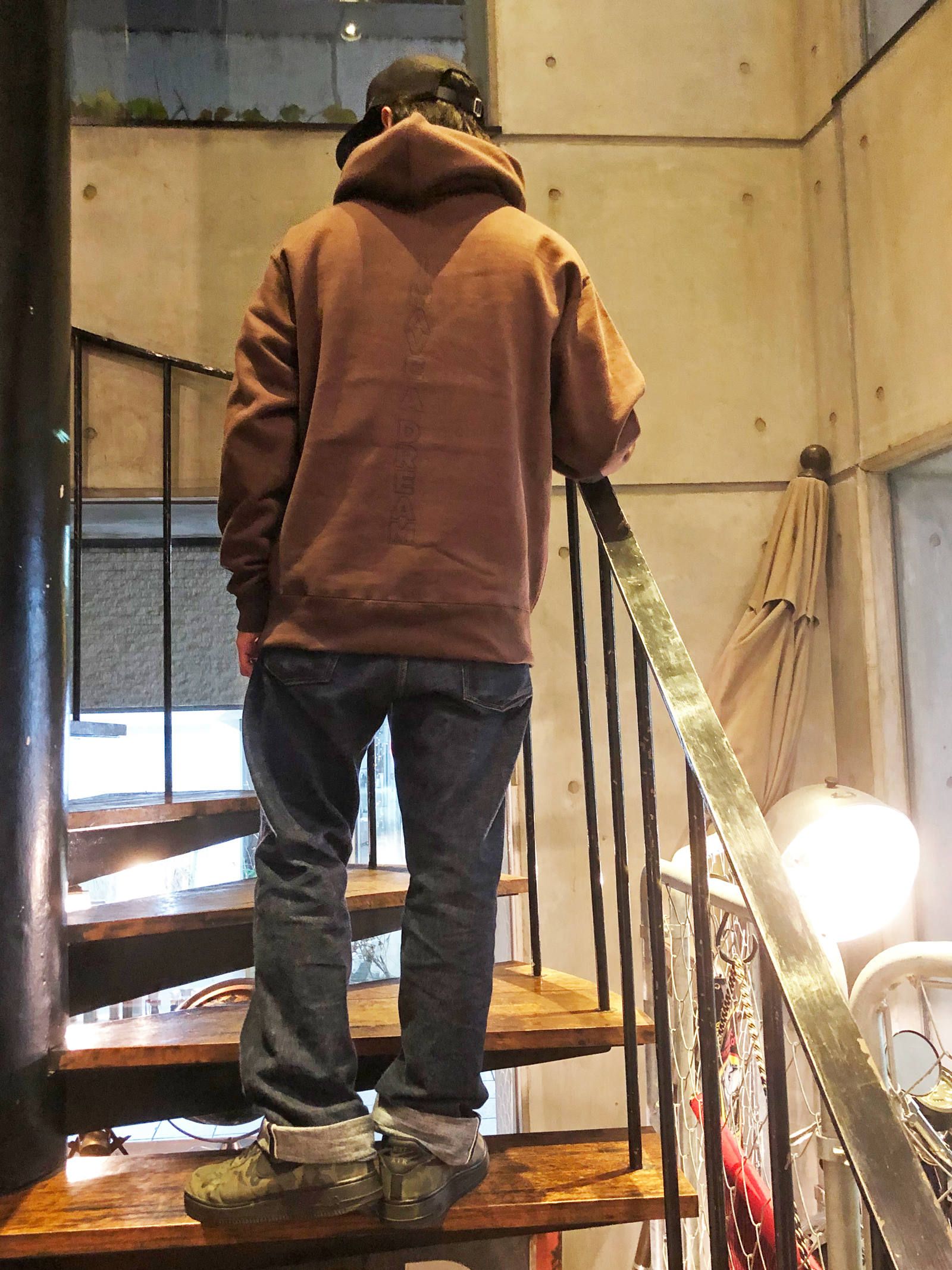 オリジナルヘビーオンスプルオーバー (ブラウン) / ORIGNAL HEAVY OZ PULLOVER (BROWN)