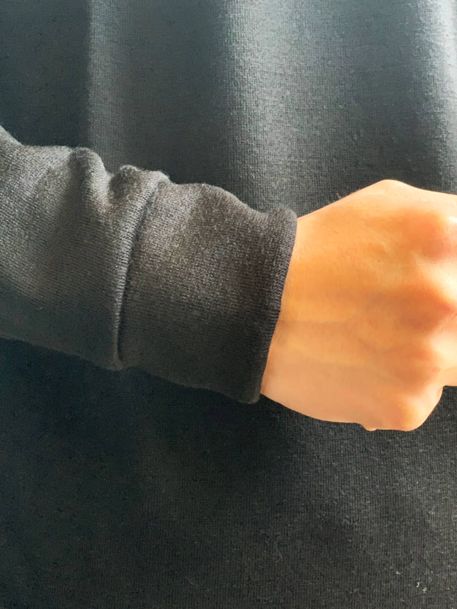 クルーネックニット (ブラック) / CREW NECK KNIT (BLACK)