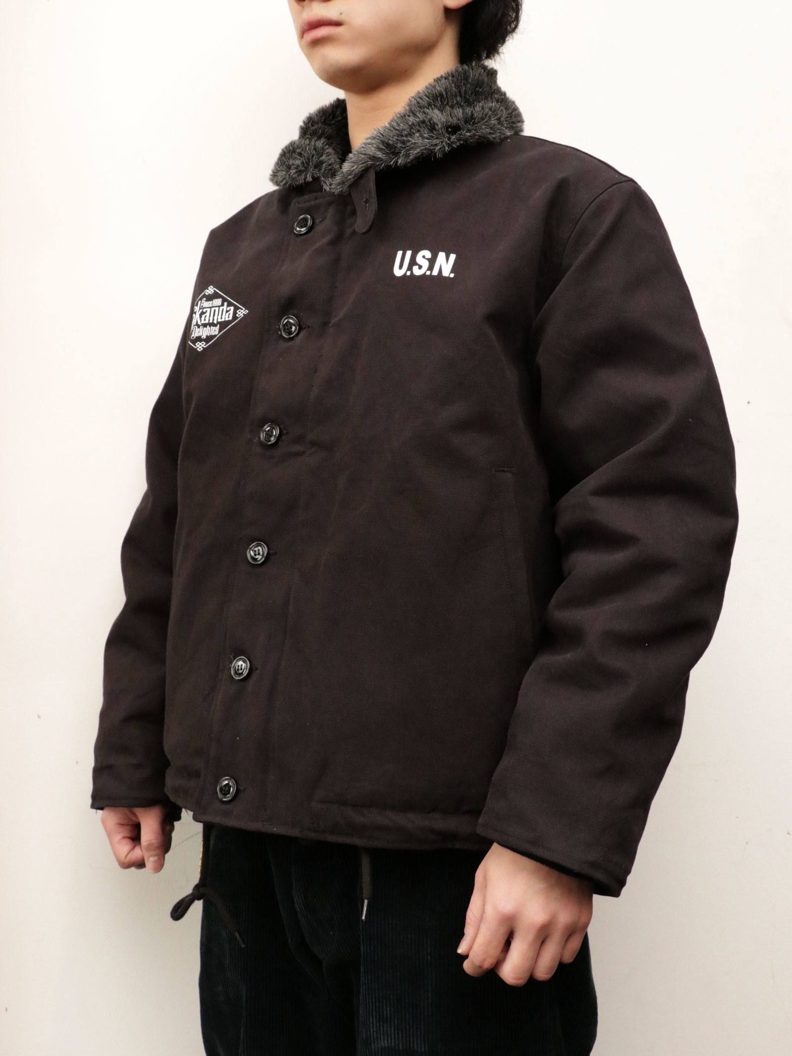 N-1 DECK JACKET2019 "ONEPERCENT LOCAL ART WORK" (BLACK)
