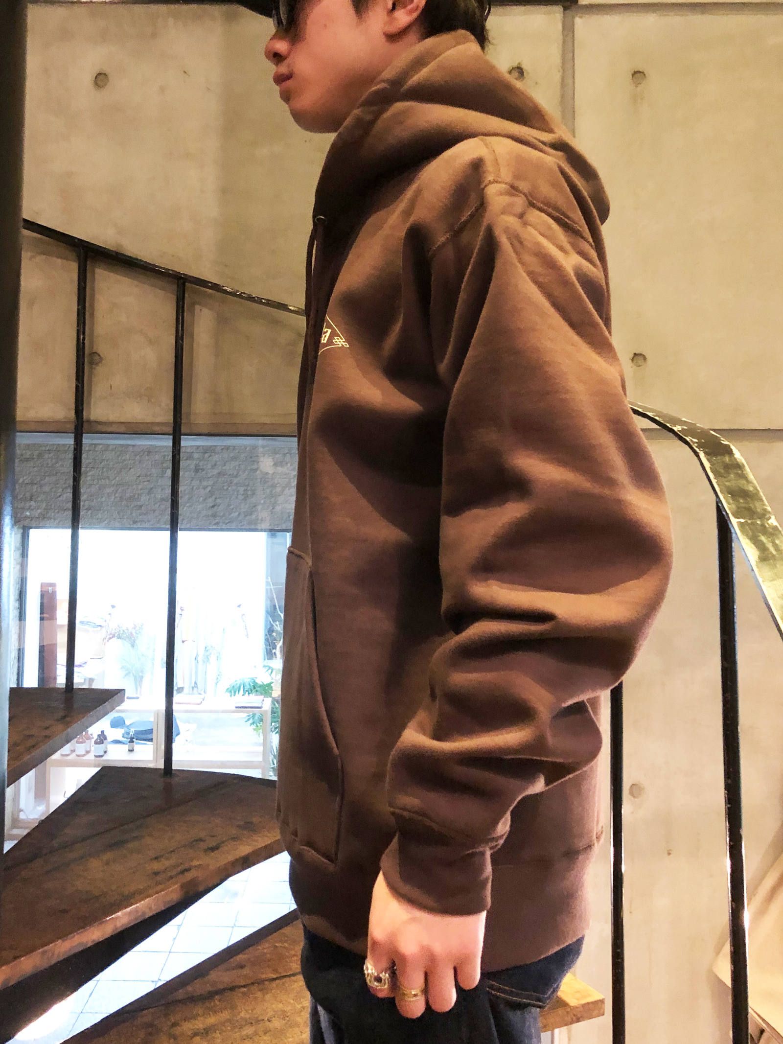 オリジナルヘビーオンスプルオーバー (ブラウン) / ORIGNAL HEAVY OZ PULLOVER (BROWN)