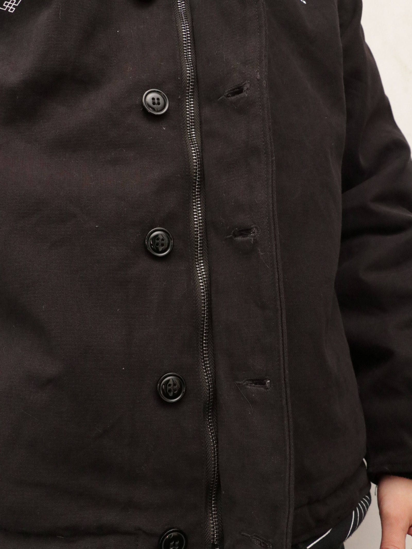 N-1 DECK JACKET2019 "ONEPERCENT LOCAL ART WORK" (BLACK)