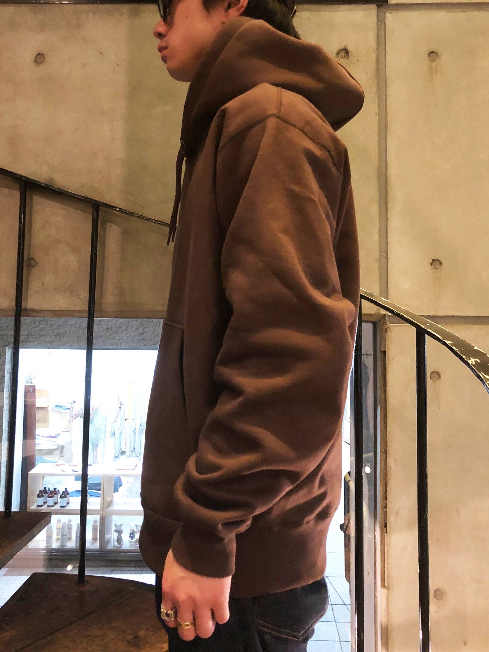 オリジナルヘビーオンスプルオーバー (ブラウン) / ORIGNAL HEAVY OZ PULLOVER (BROWN)