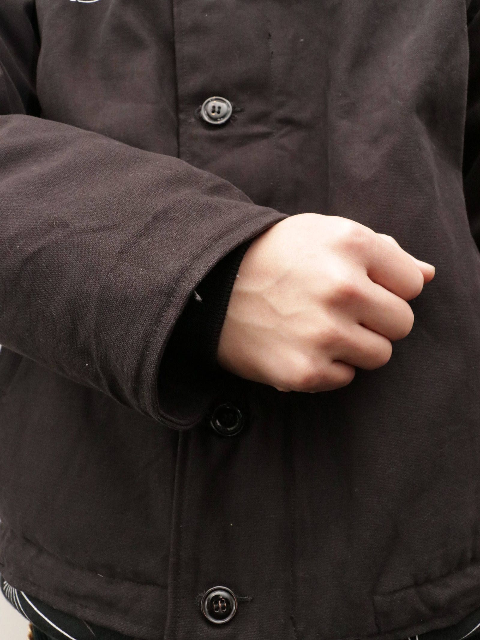 N-1 DECK JACKET2019 "ONEPERCENT LOCAL ART WORK" (BLACK)