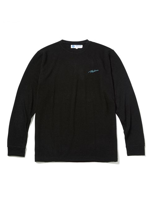 クルーネックニット (ブラック) / CREW NECK KNIT (BLACK)