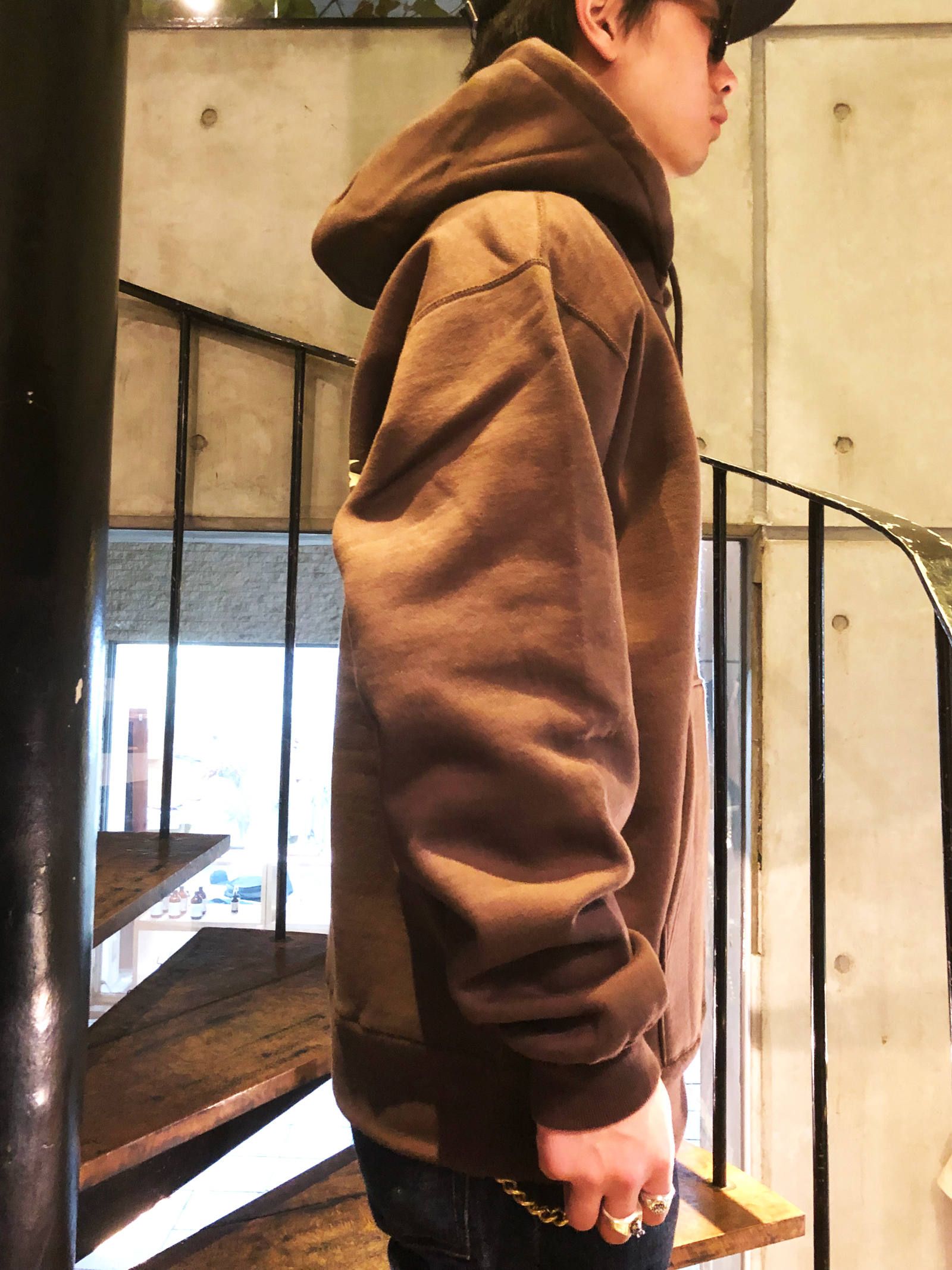 オリジナルヘビーオンスプルオーバー (ブラウン) / ORIGNAL HEAVY OZ PULLOVER (BROWN)