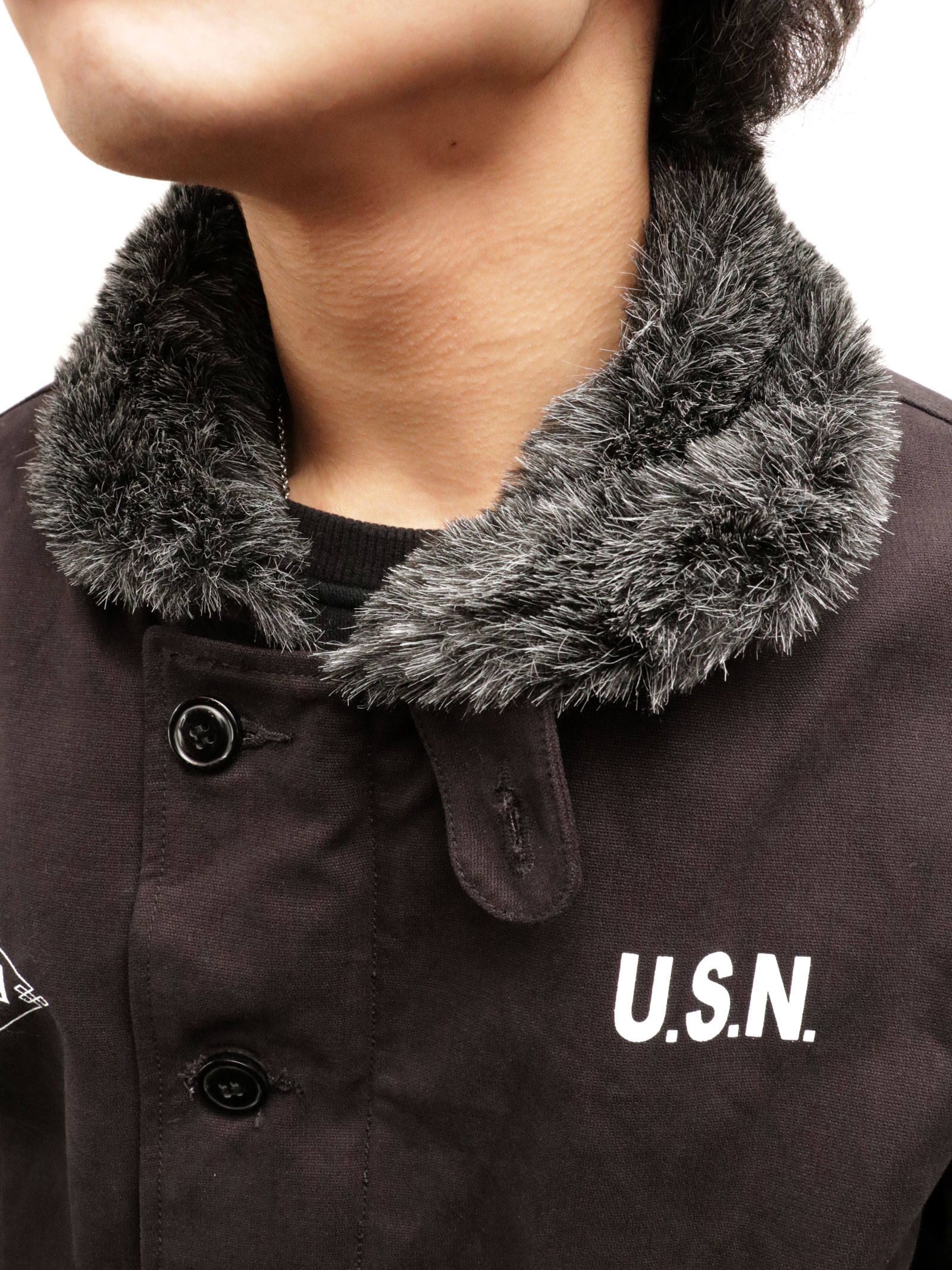 N-1 DECK JACKET2019 "ONEPERCENT LOCAL ART WORK" (BLACK)