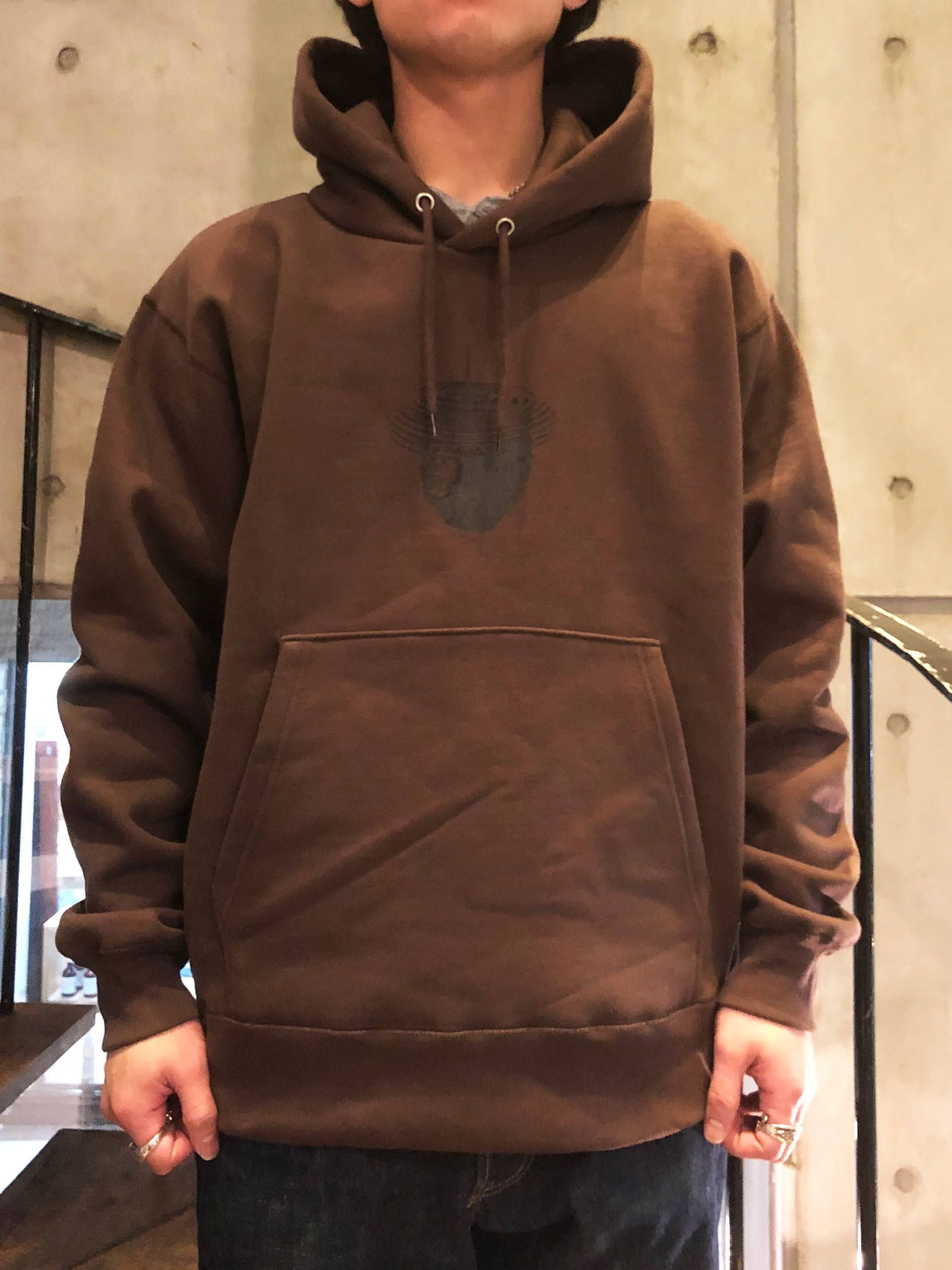 オリジナルヘビーオンスプルオーバー (ブラウン) / ORIGNAL HEAVY OZ PULLOVER (BROWN)