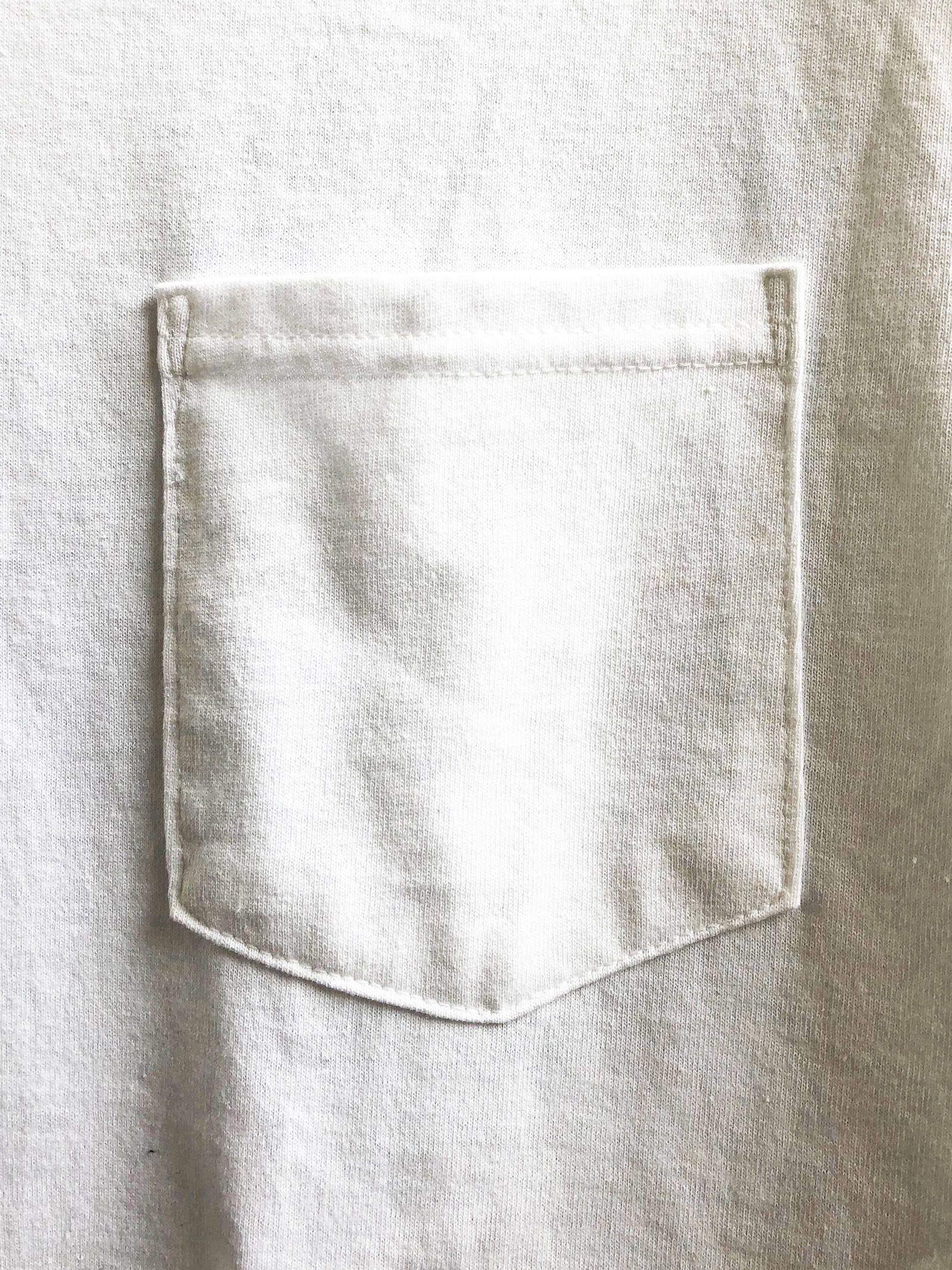 コラージュポケットTシャツ (ホワイト) / Collage Pocket Tee (WHITE)