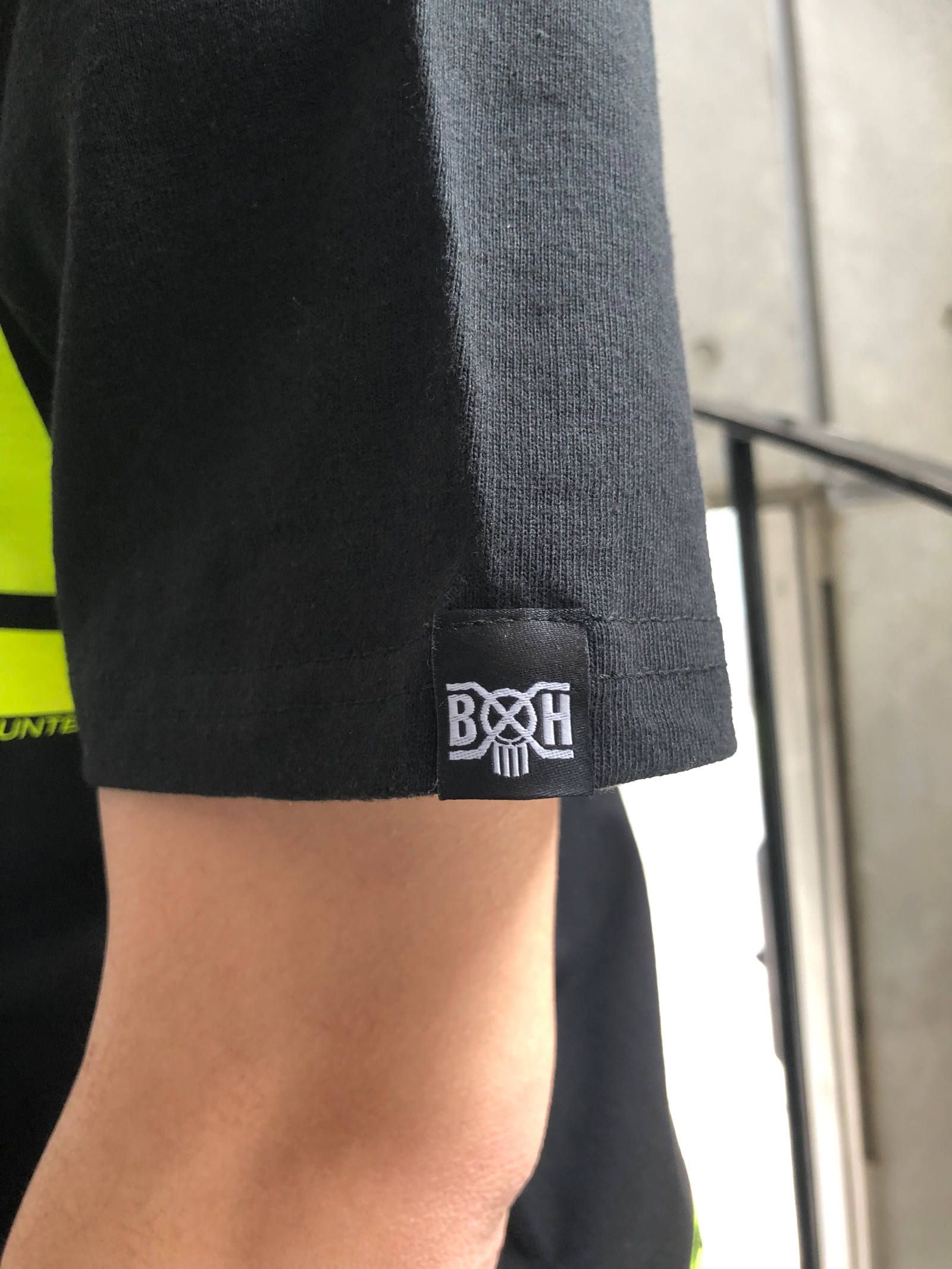BxH 蛍光プリント LOGO TEE (グリーン)
