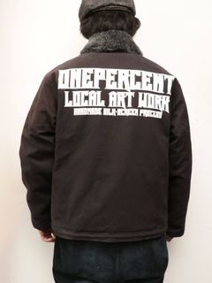 N-1 DECK JACKET2019 "ONEPERCENT LOCAL ART WORK" (BLACK)