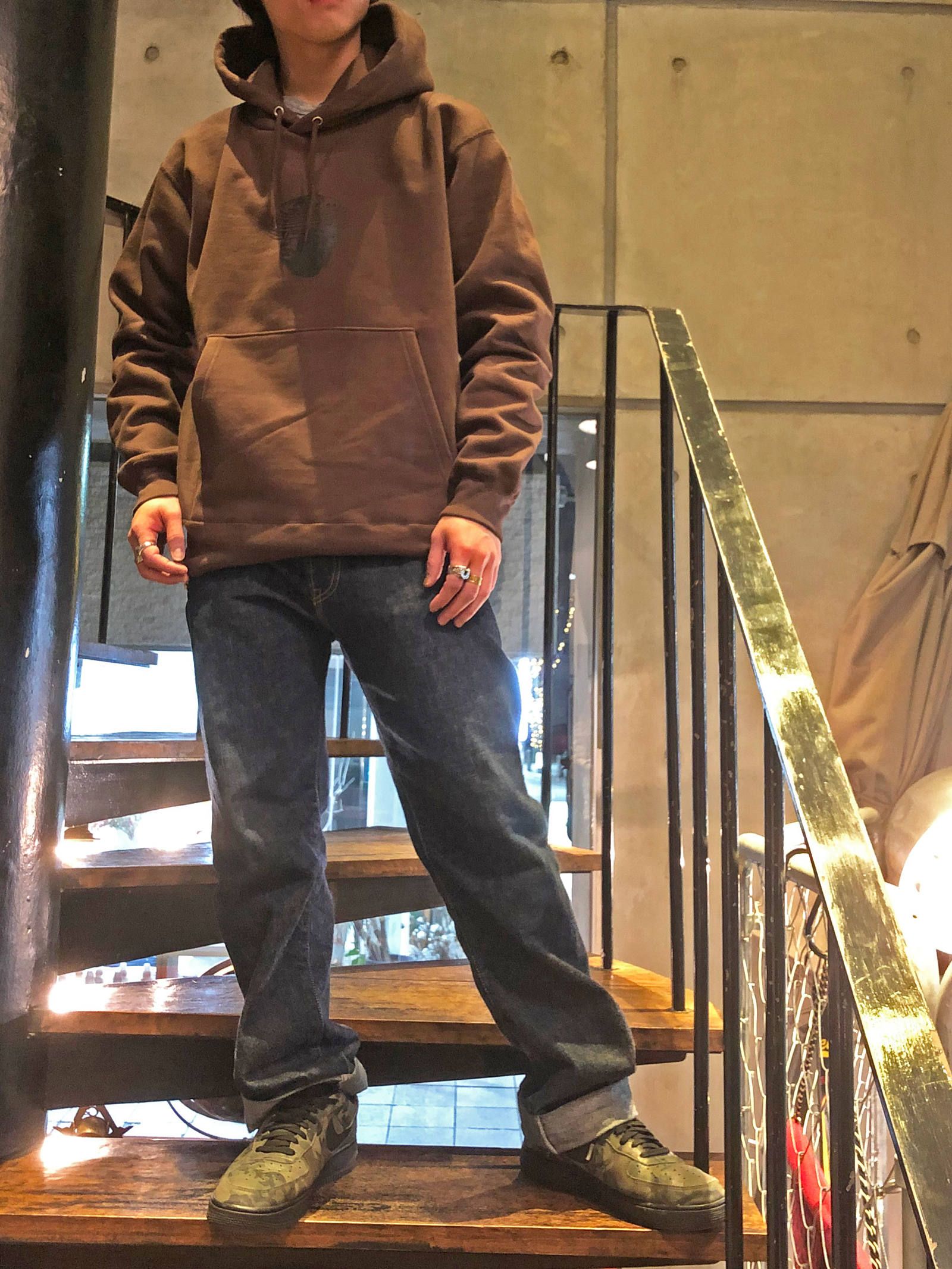 オリジナルヘビーオンスプルオーバー (ブラウン) / ORIGNAL HEAVY OZ PULLOVER (BROWN)