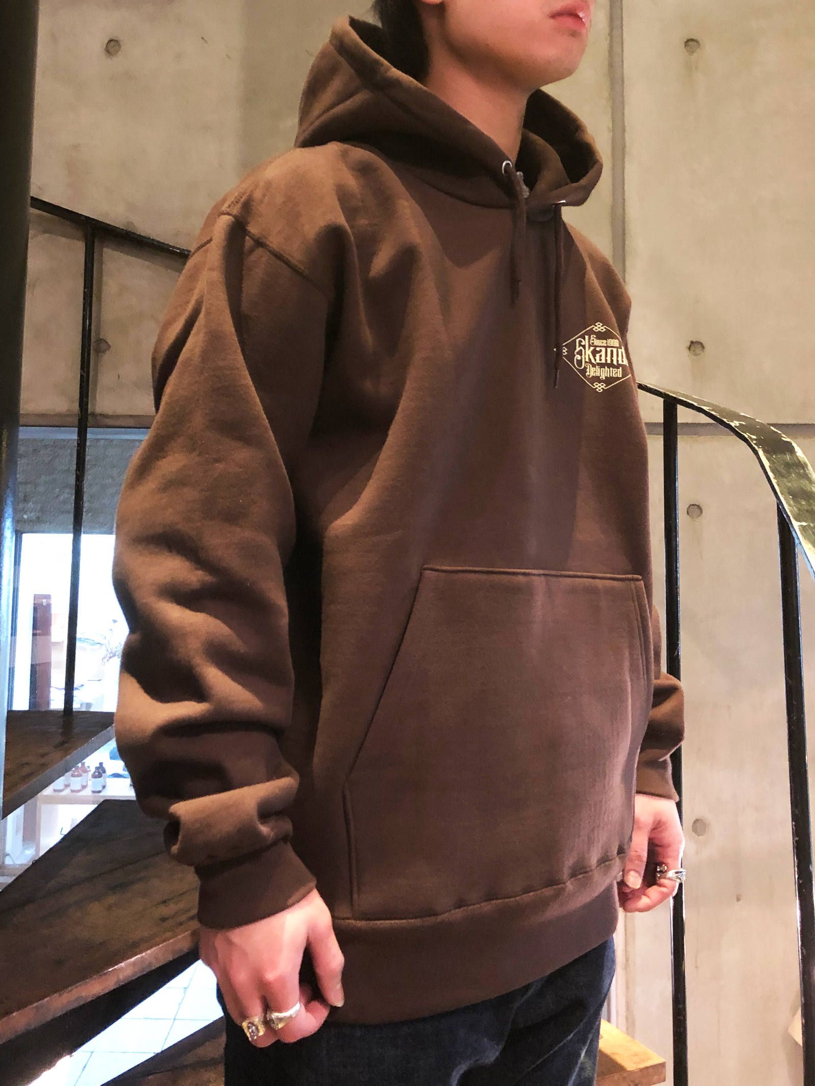 オリジナルヘビーオンスプルオーバー (ブラウン) / ORIGNAL HEAVY OZ PULLOVER (BROWN)