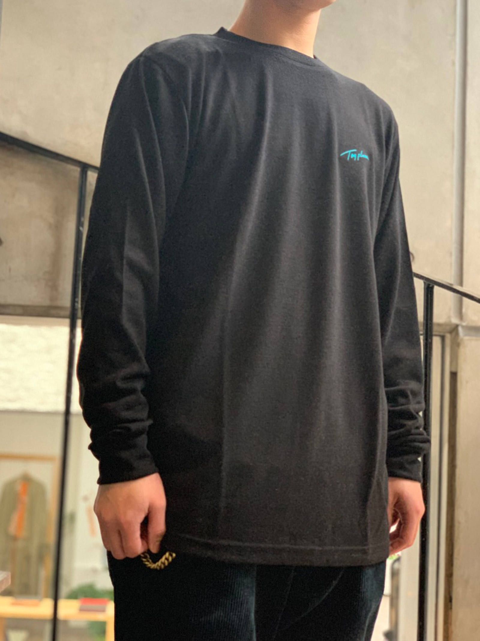 クルーネックニット (ブラック) / CREW NECK KNIT (BLACK)