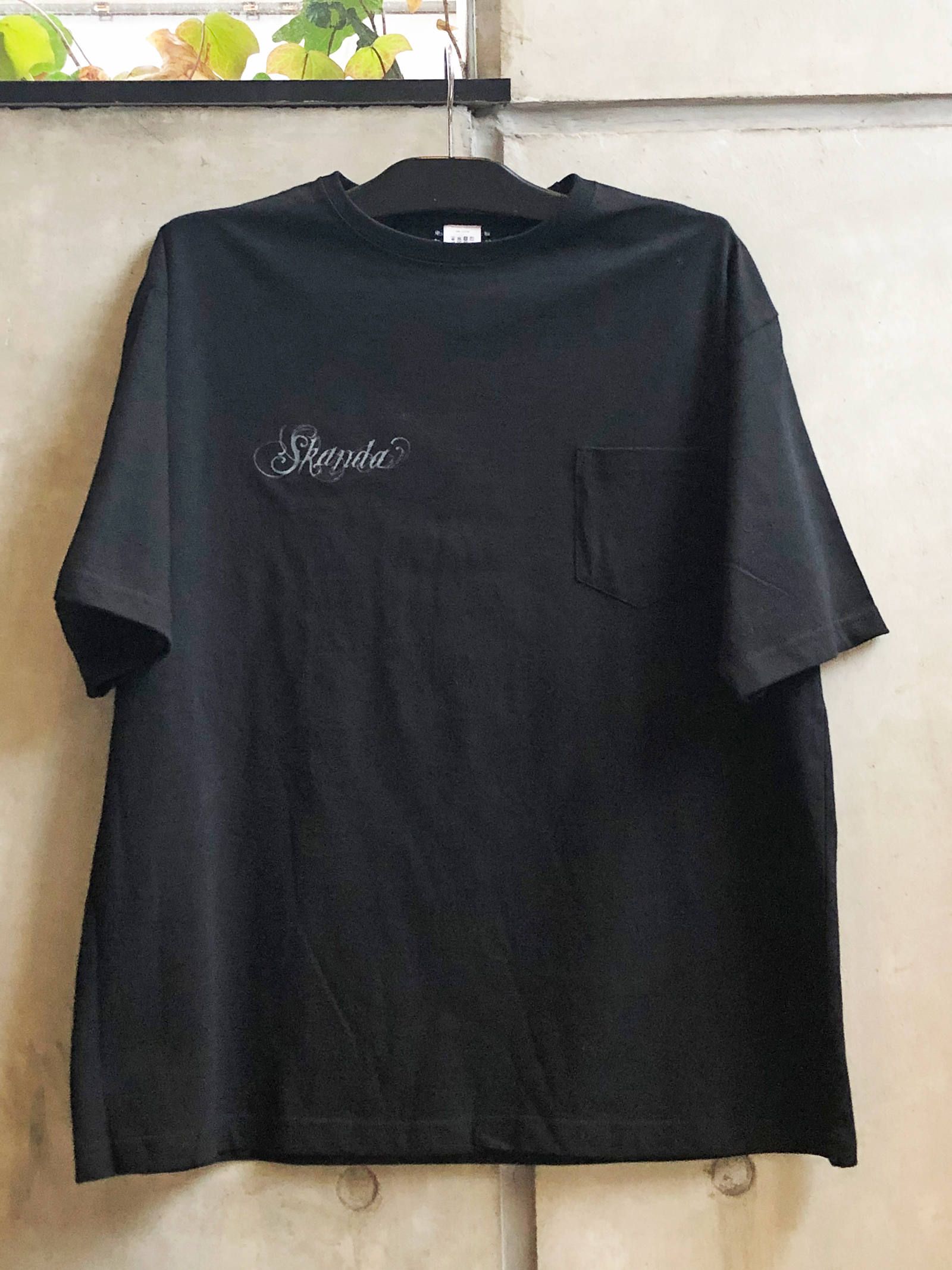 オリジナルポケットビックTシャツ (ブラック) / ORIGNAL POCKET BID TEE (BLACK)