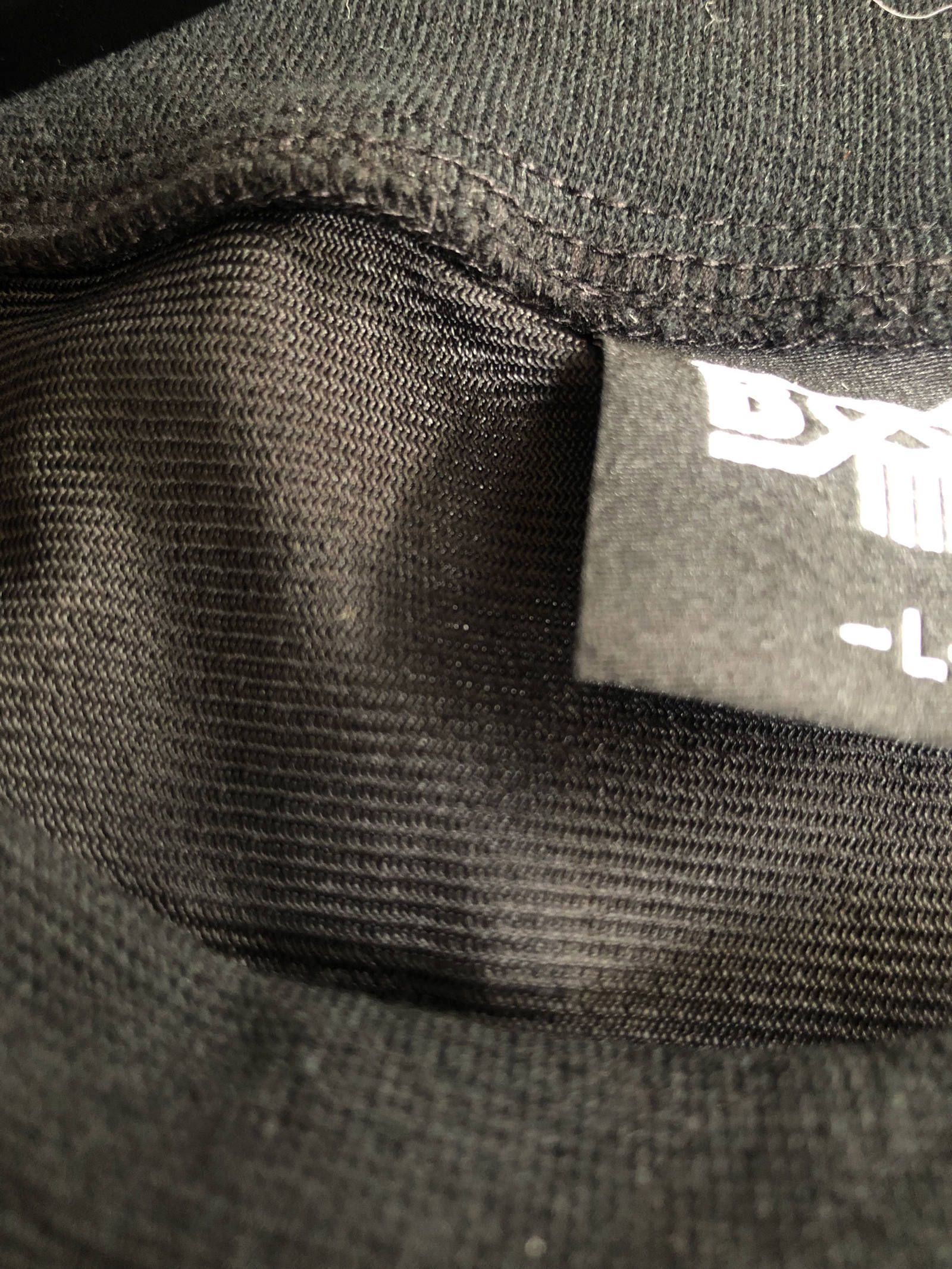 ベロアタイプクルーネック (ブラック) / VELOR TYPE CREW NECK (BLACK)